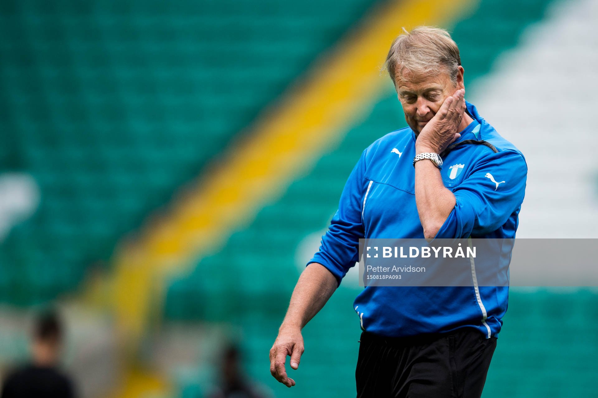 Malmö FFs tränare Åge Hareide deppar
