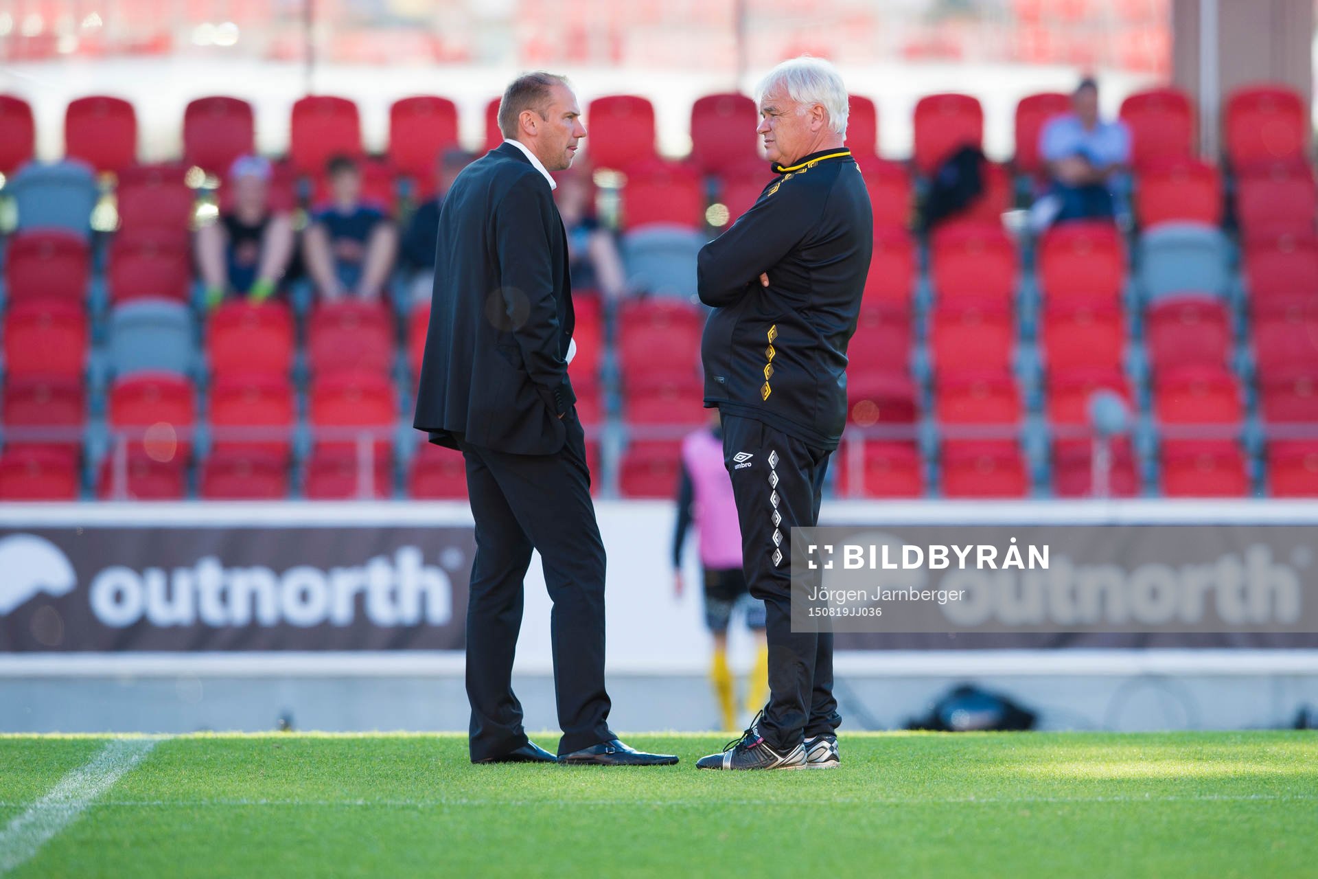 Elfsborgs manager Magnus Haglund och assisterande tränare