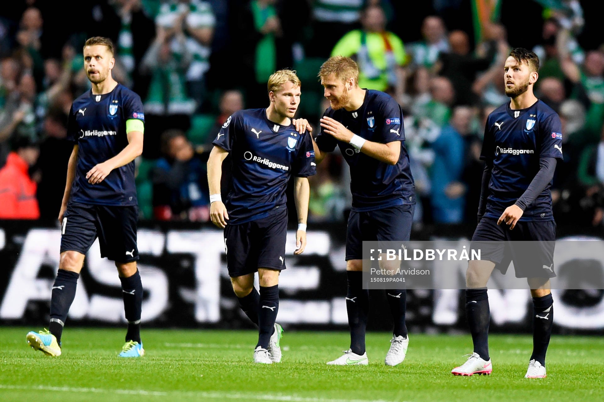 Malmö FFs Kari Arnason  Oscar Lewicki  Rasmus Bengtsson