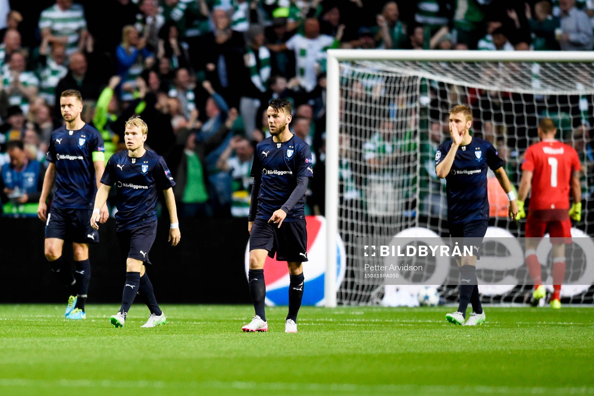 Malmö FFs Kari Arnason, Oscar Lewicki, Erdal Rakip Rasmus