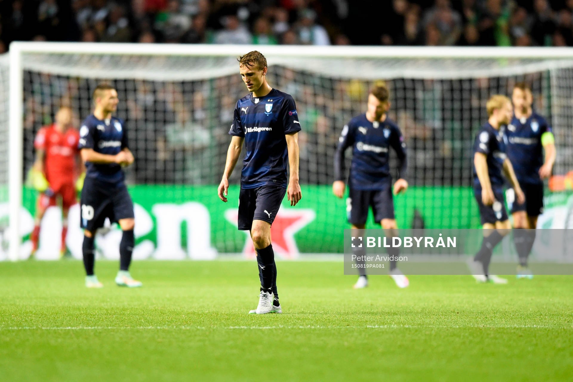 Malmö FFs Magnus Wolff Eikrem deppar