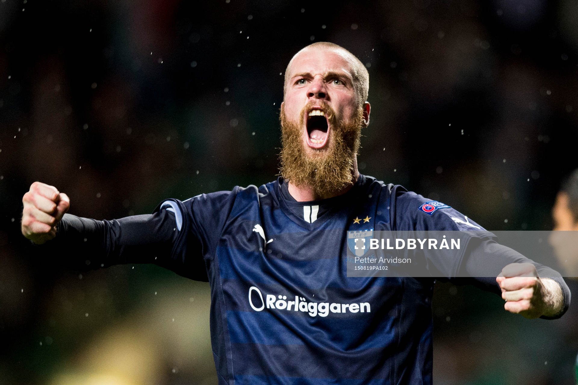 Malmö FFs Jo Inge Berget jublar