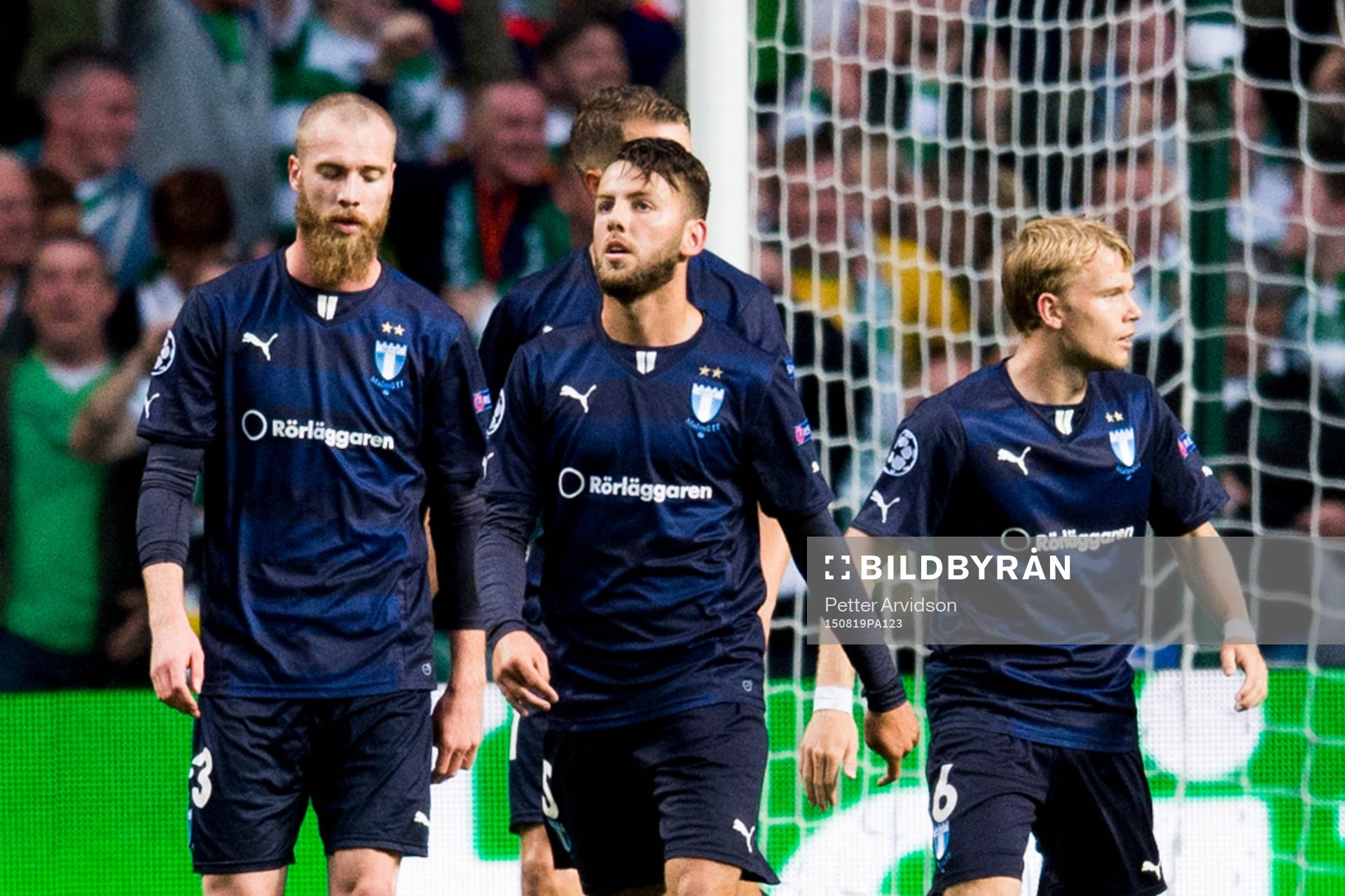Malmö FFs Jo Inge Berget, Erdal Rakip och Oscar Lewicki