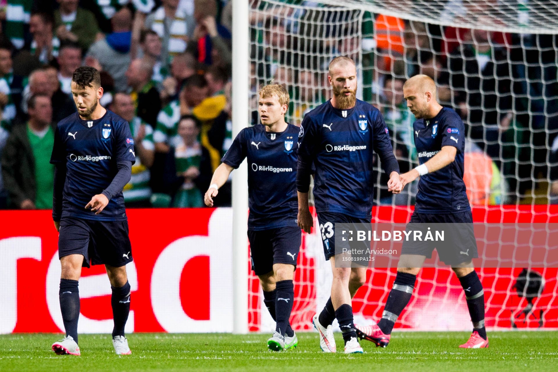 Malmö FFs Erdal Rakip Oscar Lewicki, Jo Inge Berget och