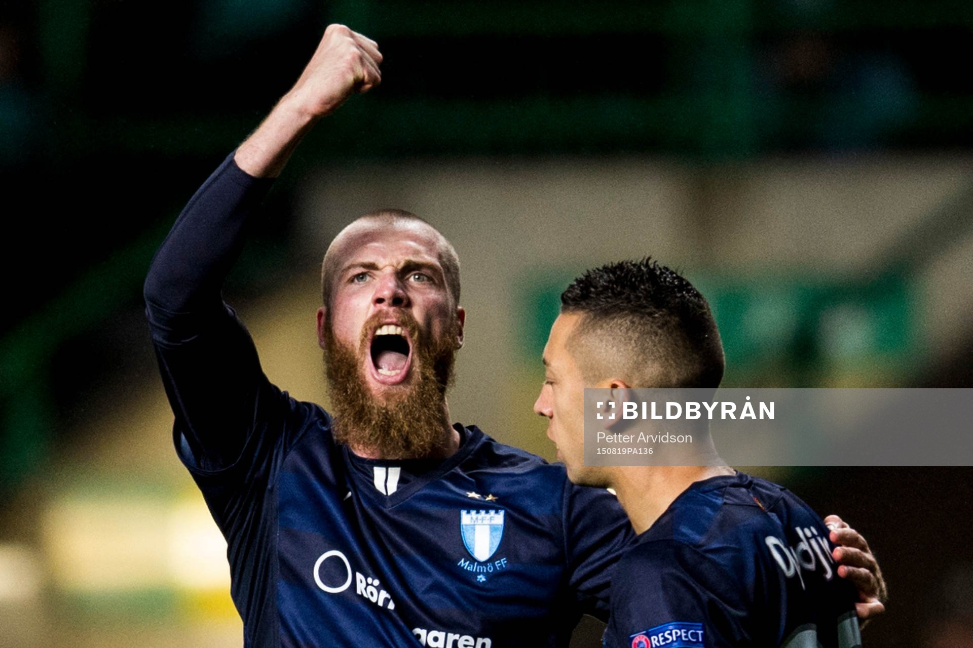 Malmö FFs Jo Inge Berget jublar