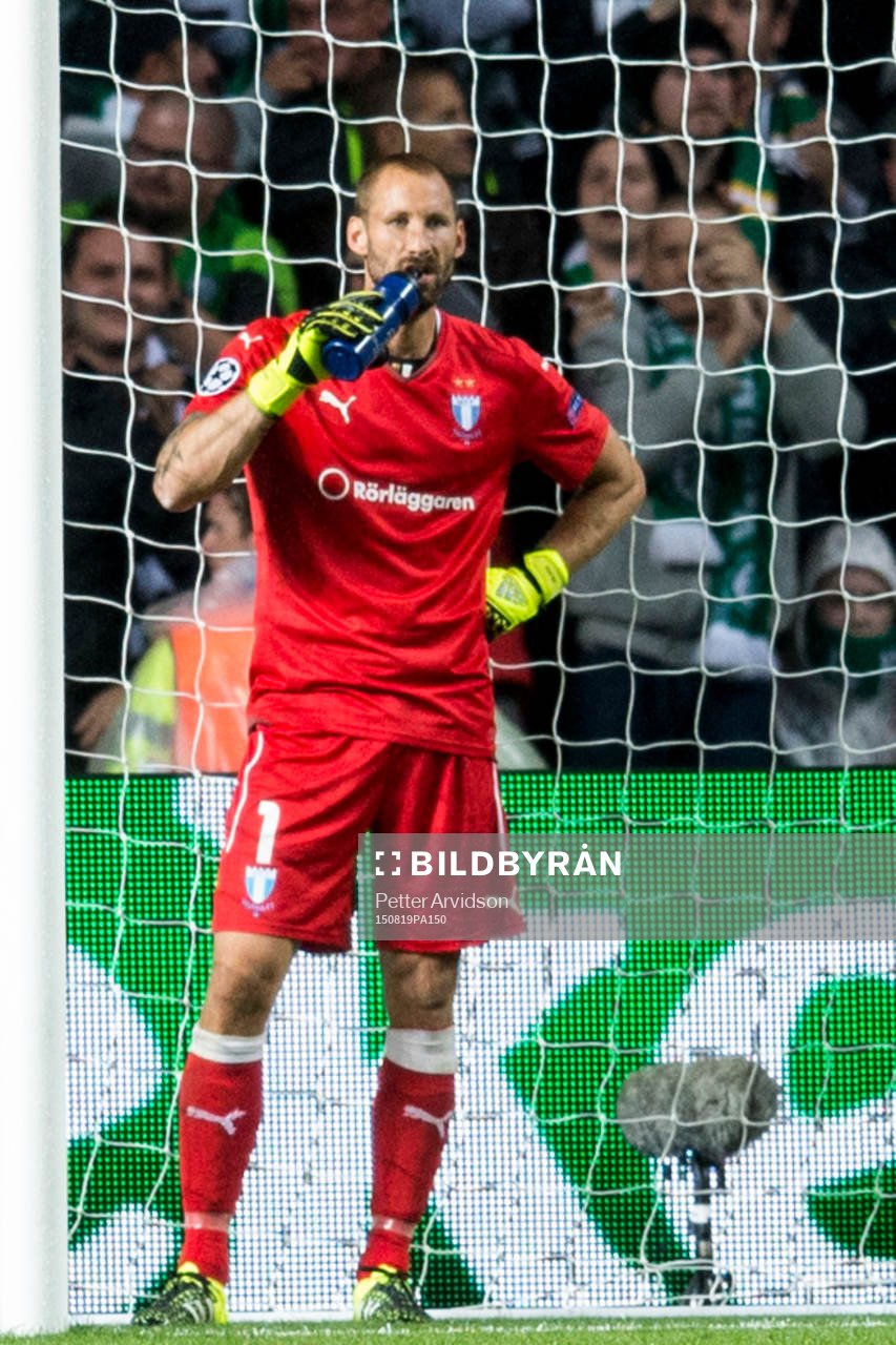 Malmö FFs målvakt Johan Wiland