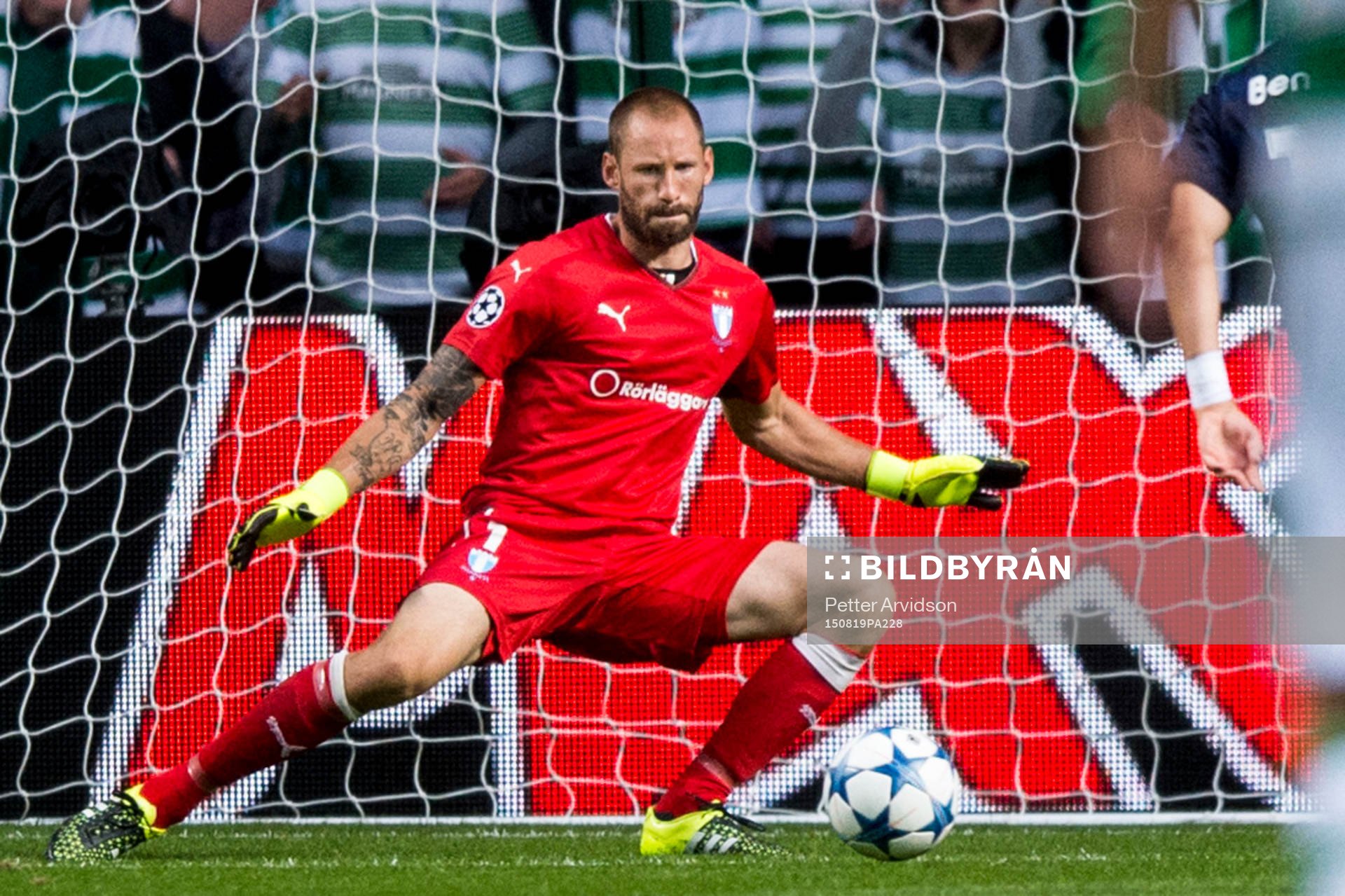 Malmö FFs målvakt Johan Wiland