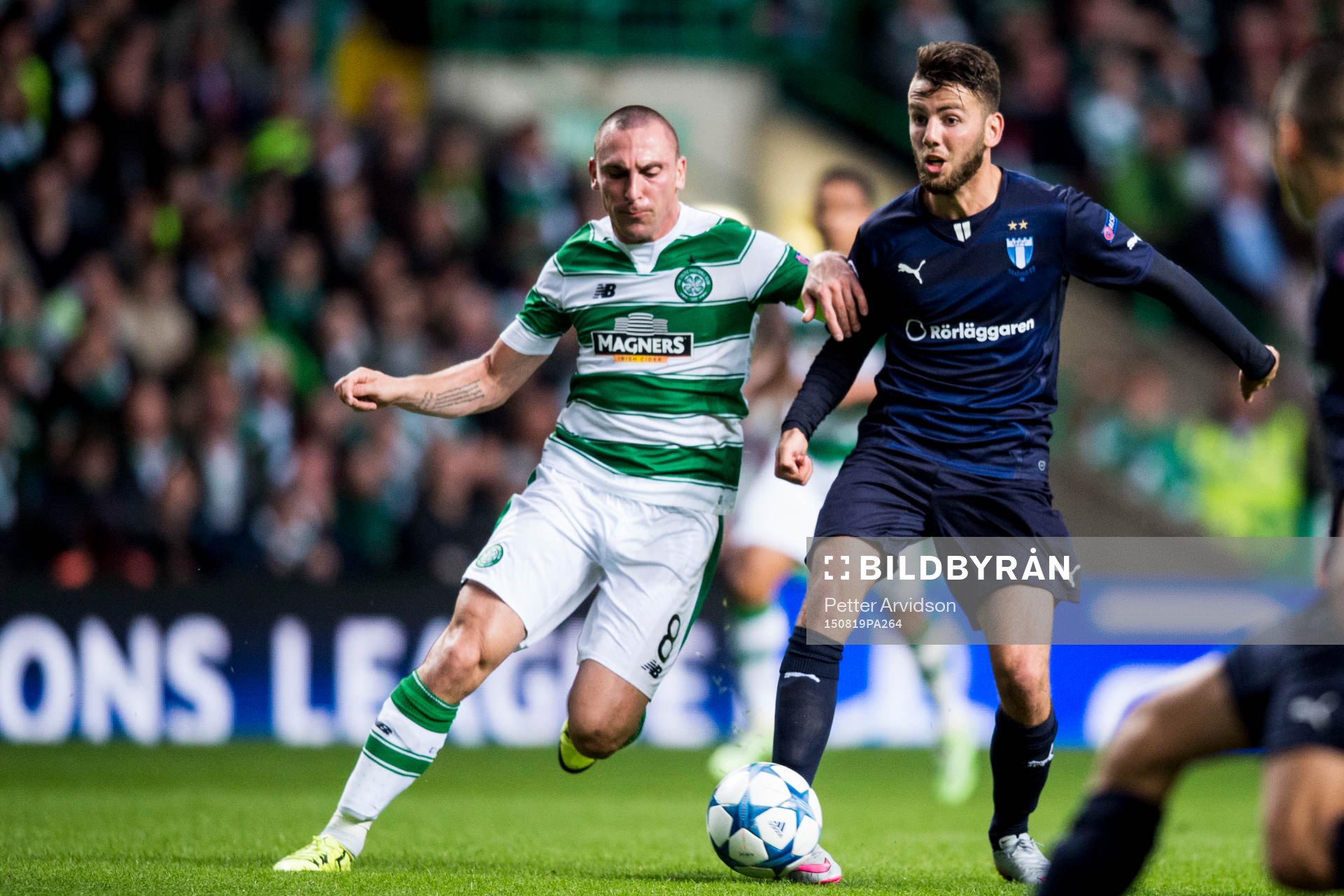 Celtics Scott Brown och Malmö FFs Erdal Rakip