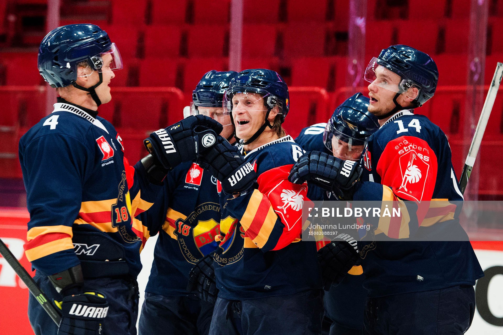 Djurgårdens Marcus Högström (tv) och Alexander