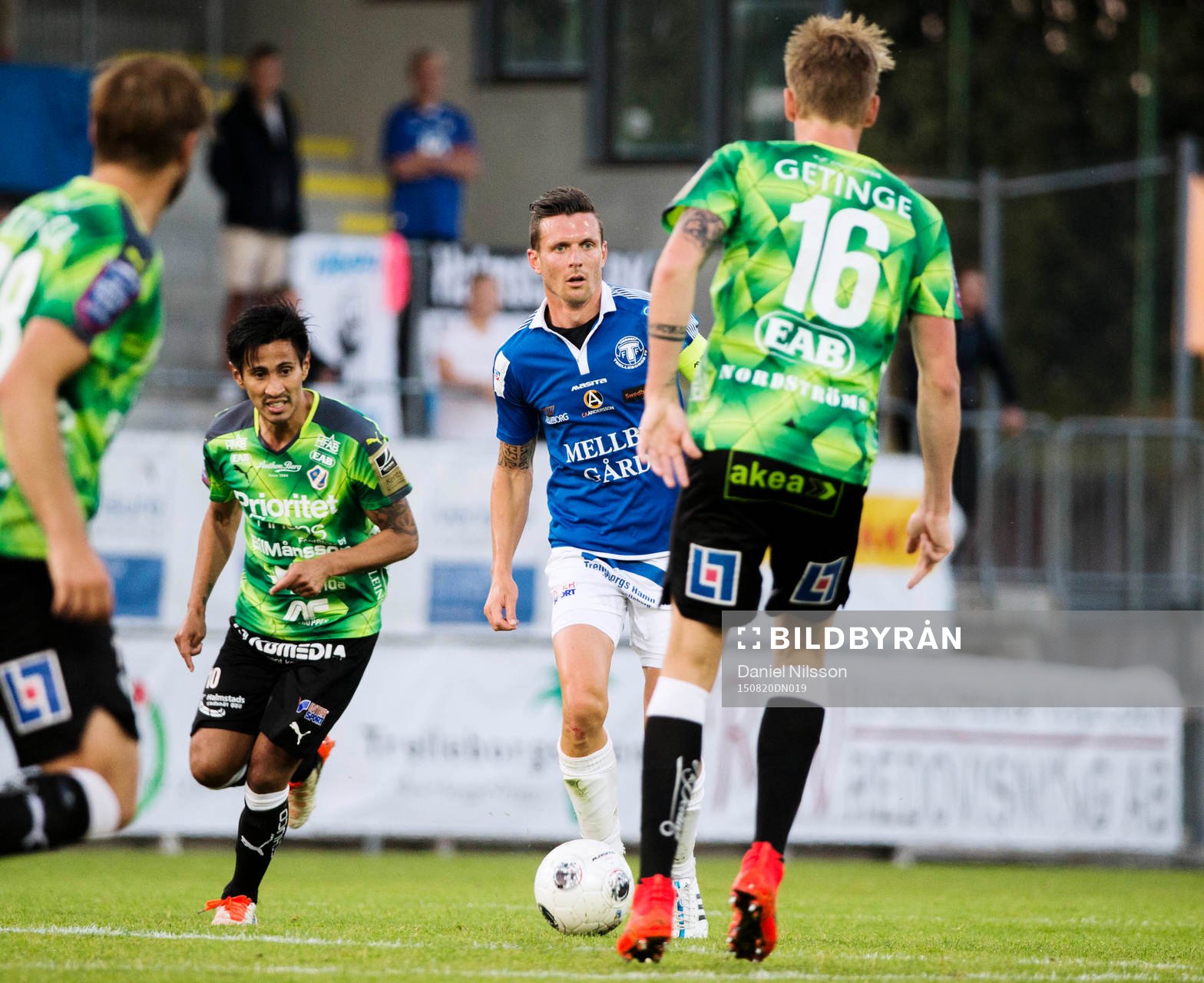 Trelleborgs Kristian Haynes oh Halmstads Antonio Rojas och