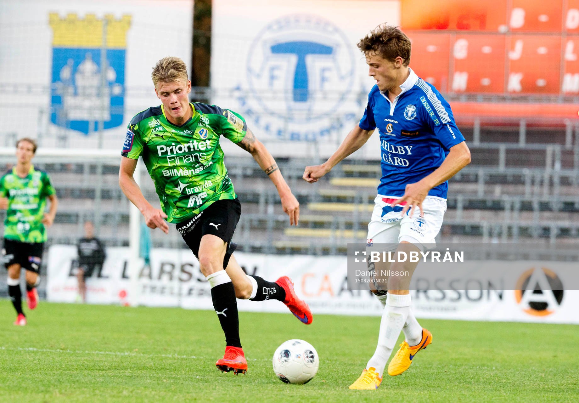 Trelleborgs Jacob Palander och Halmstads Eric Smith