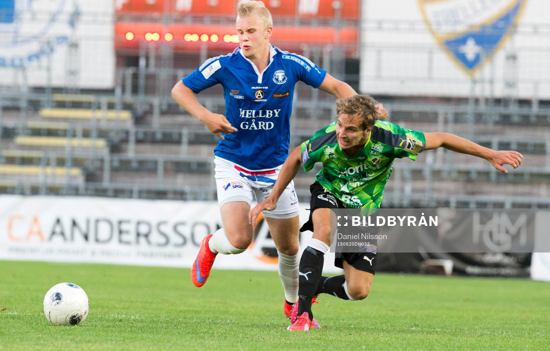 Trelleborgs Fabian Karlsson och Halmstads Alexander