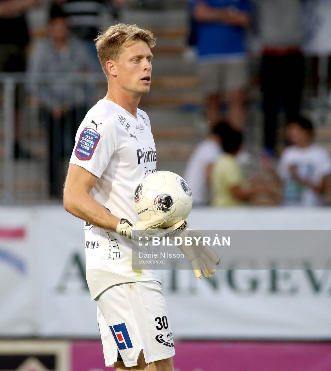 Halmstads målvakt Malkolm Nilsson