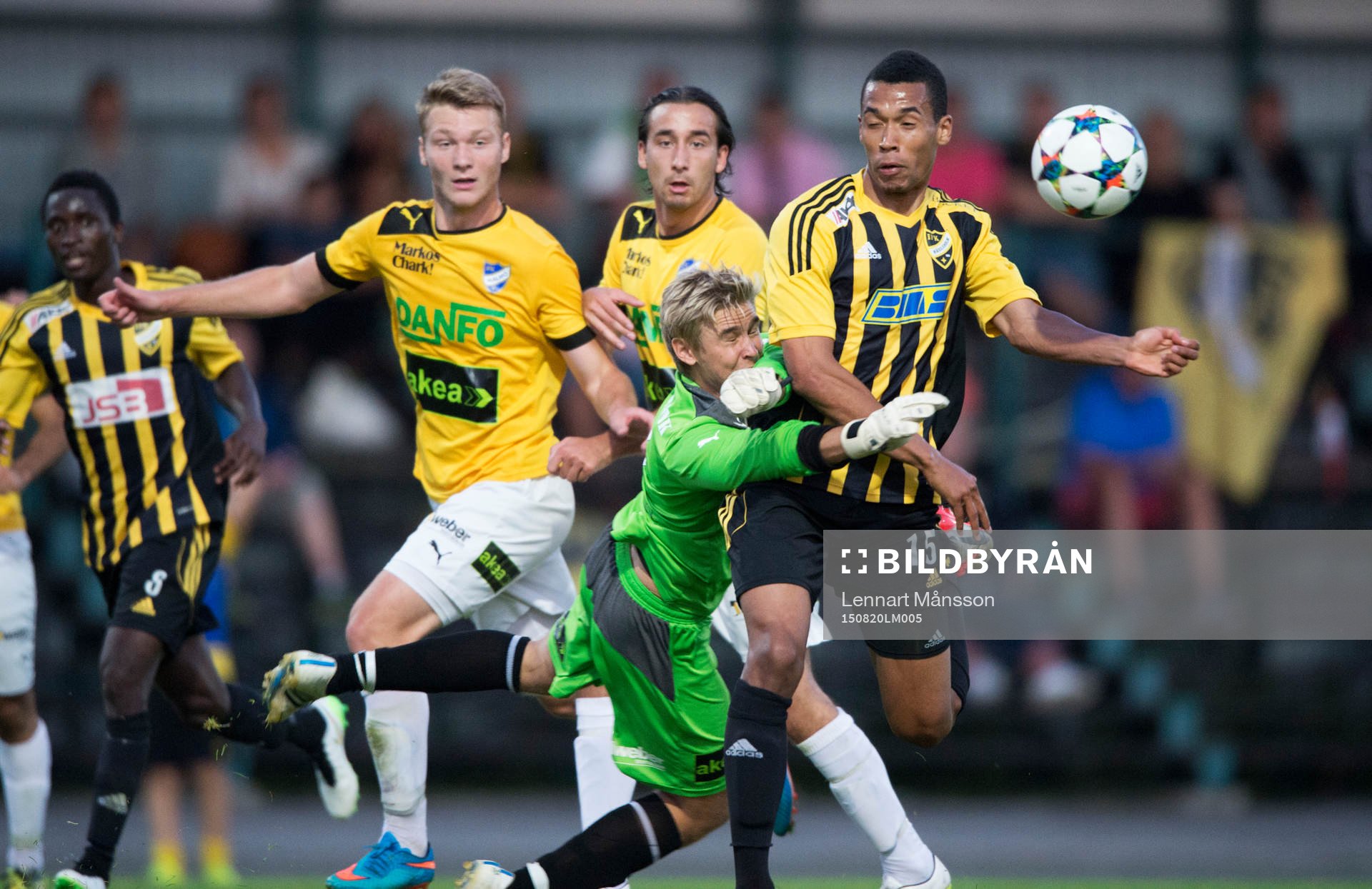 IFK Hässleholms Kevin Thompson i matchen i division 2