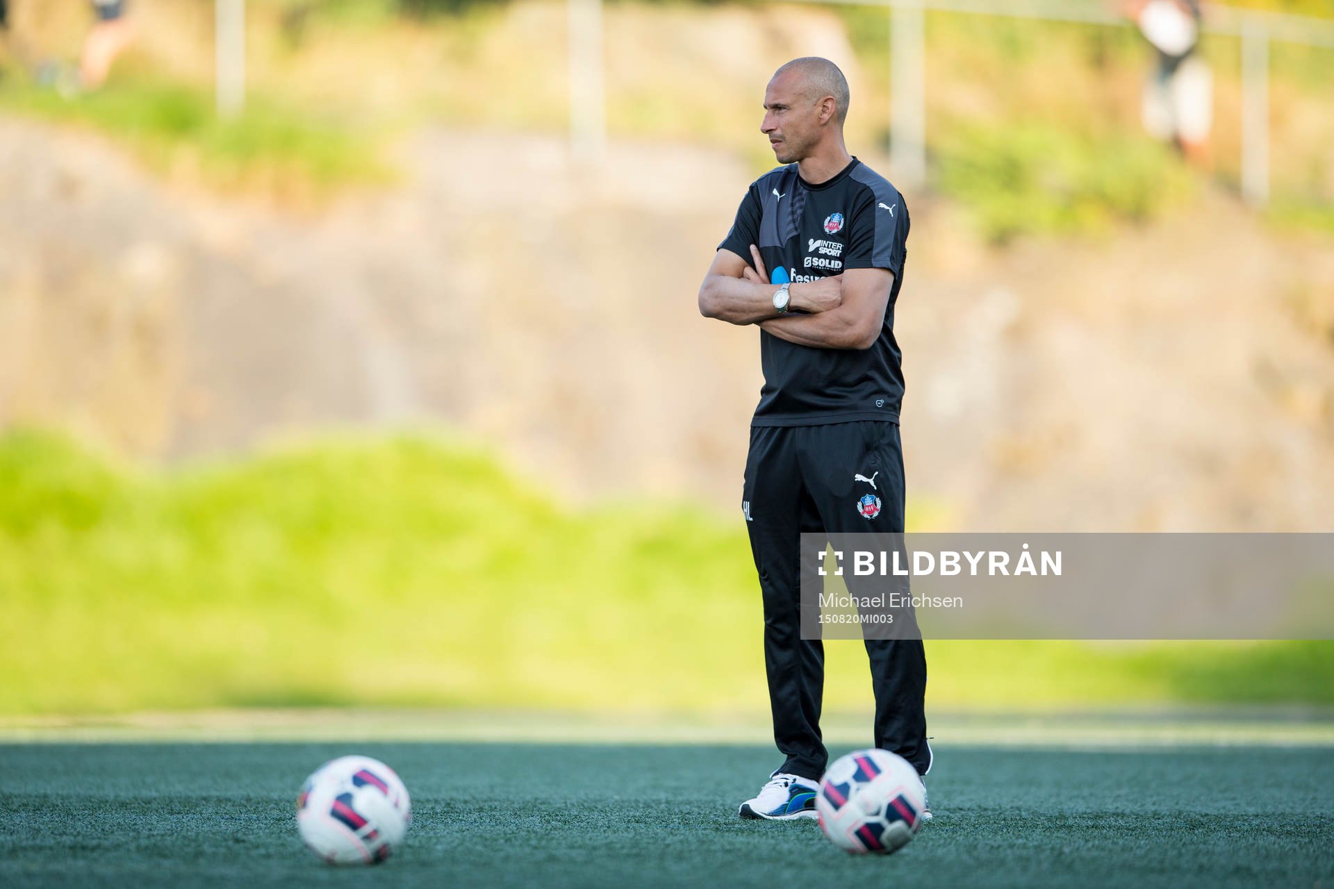 Helsingborgs manager Henrik Larsson