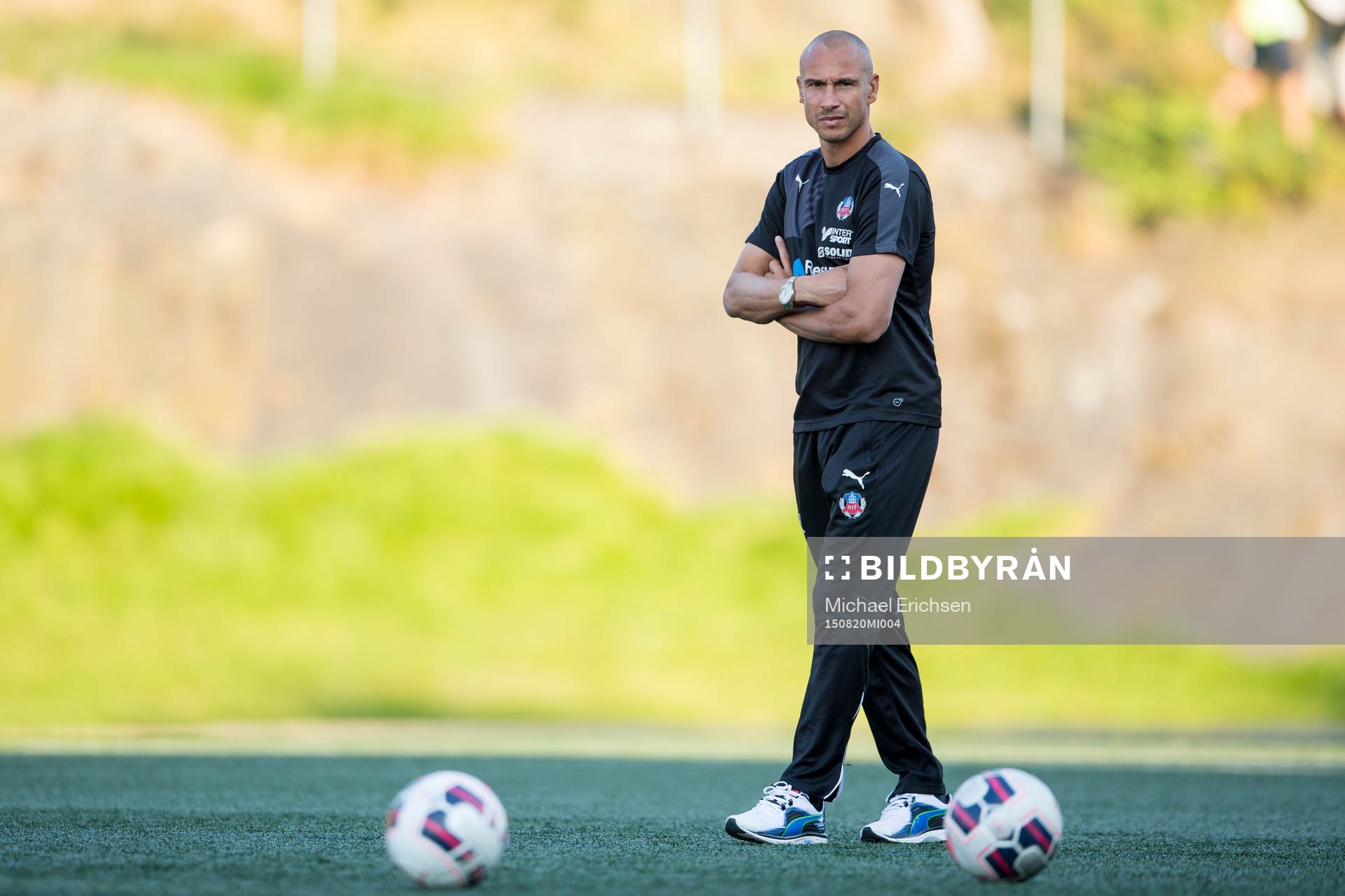 Helsingborgs manager Henrik Larsson