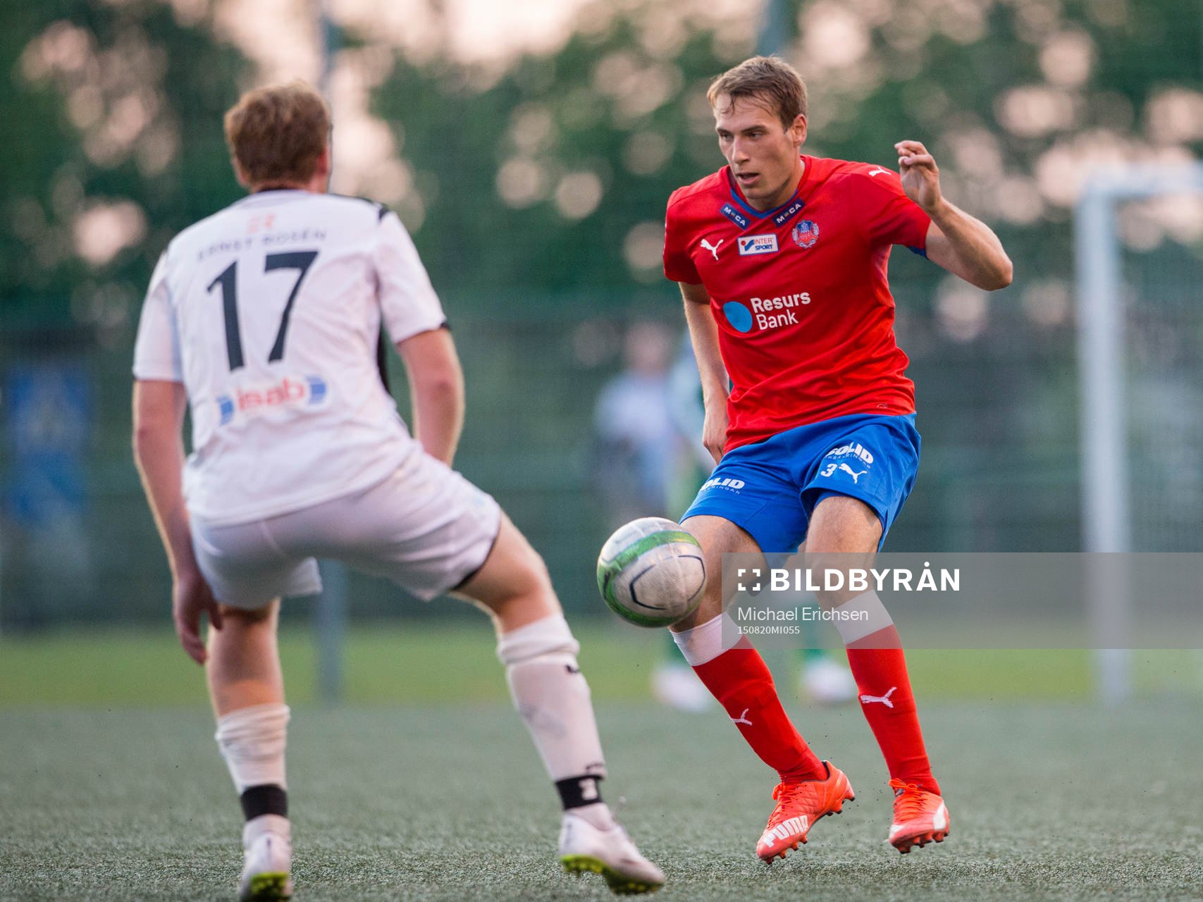 Helsingborgs Frederik Helstrup Jensen  mot Lundens Olle