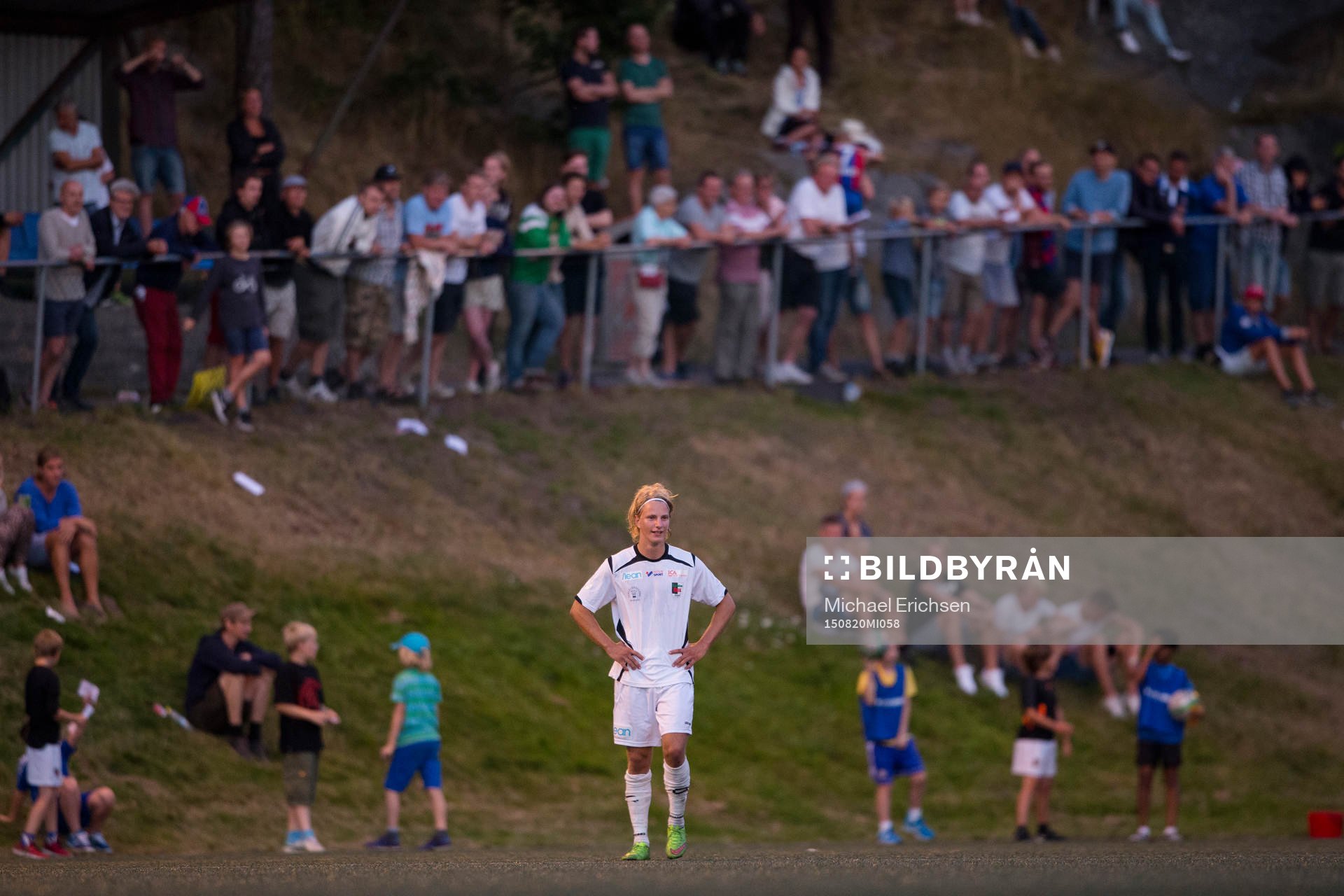 Lundens Lukas Wesström-Wahlberg jublar efter reducering till 1-8 under fotbollsmatchen i Svenska Cupen mellan Lunden ÖBK och Helsingborg den 20 augusti 2015 i Göteborg.