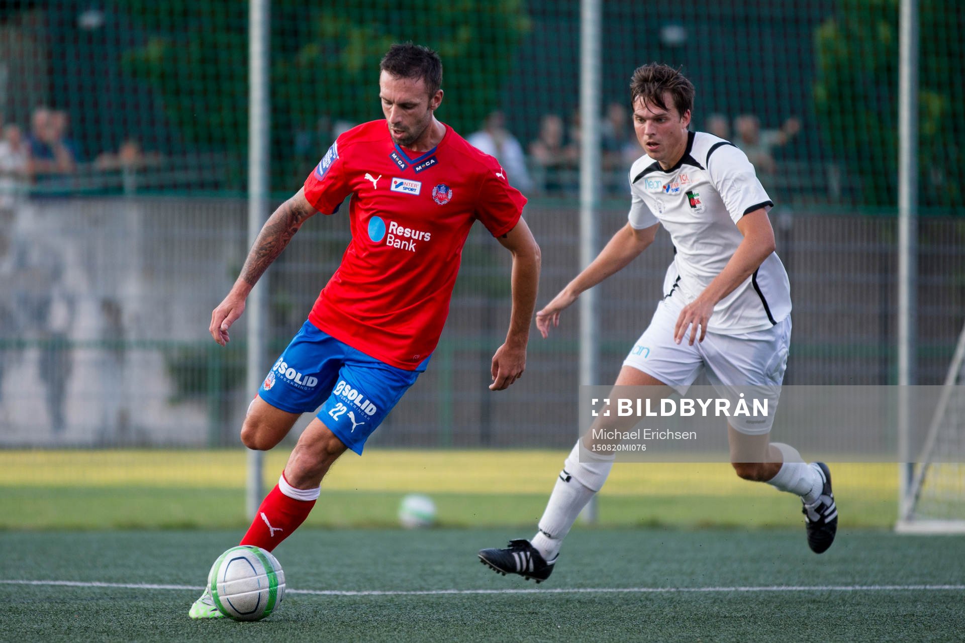 Helsingborgs Rade Prica mot Lundens Joakim Eloffson