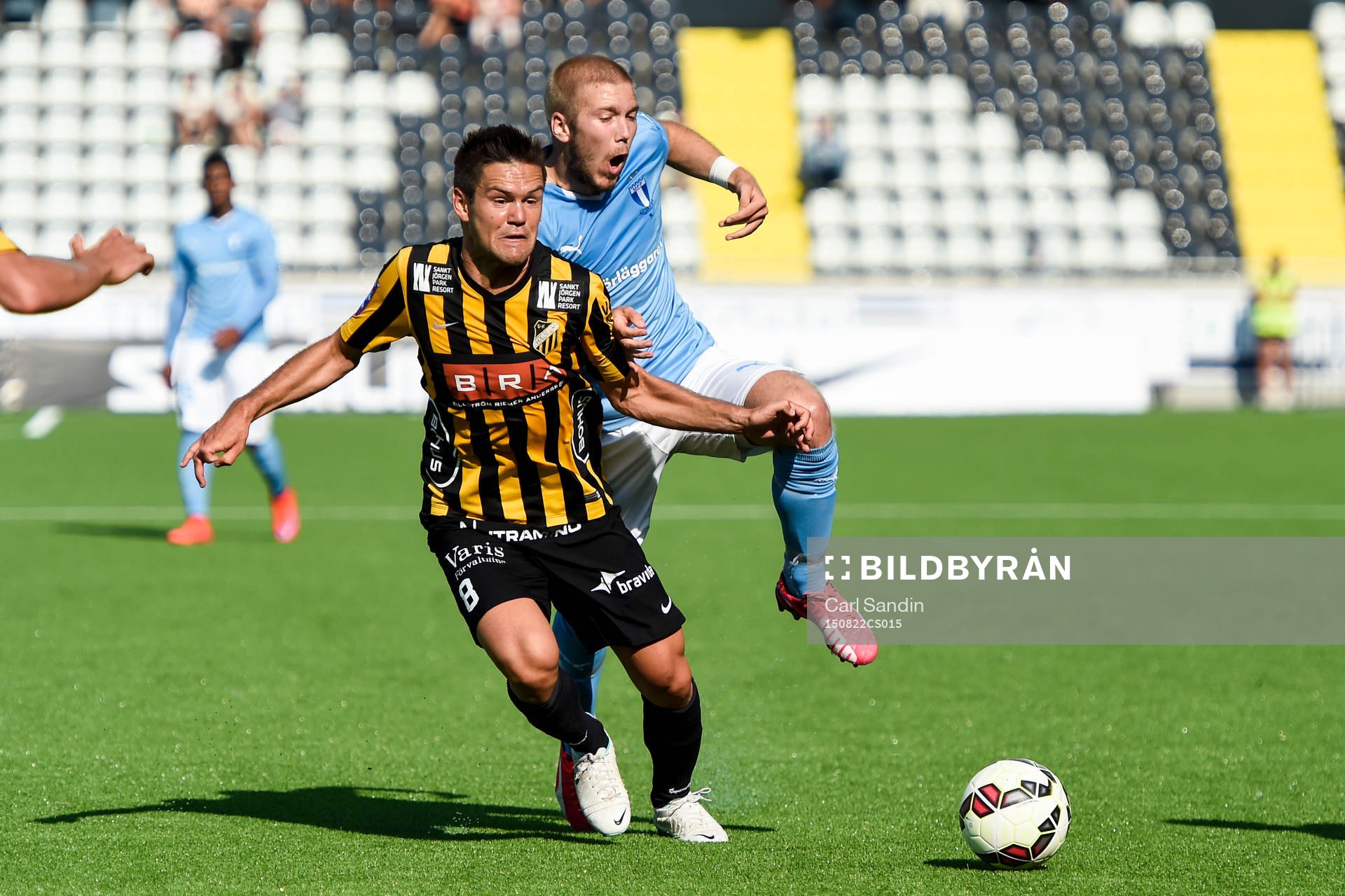 Häckens Ivo Pekalski och Malmö FFs Anton Tinnerholm