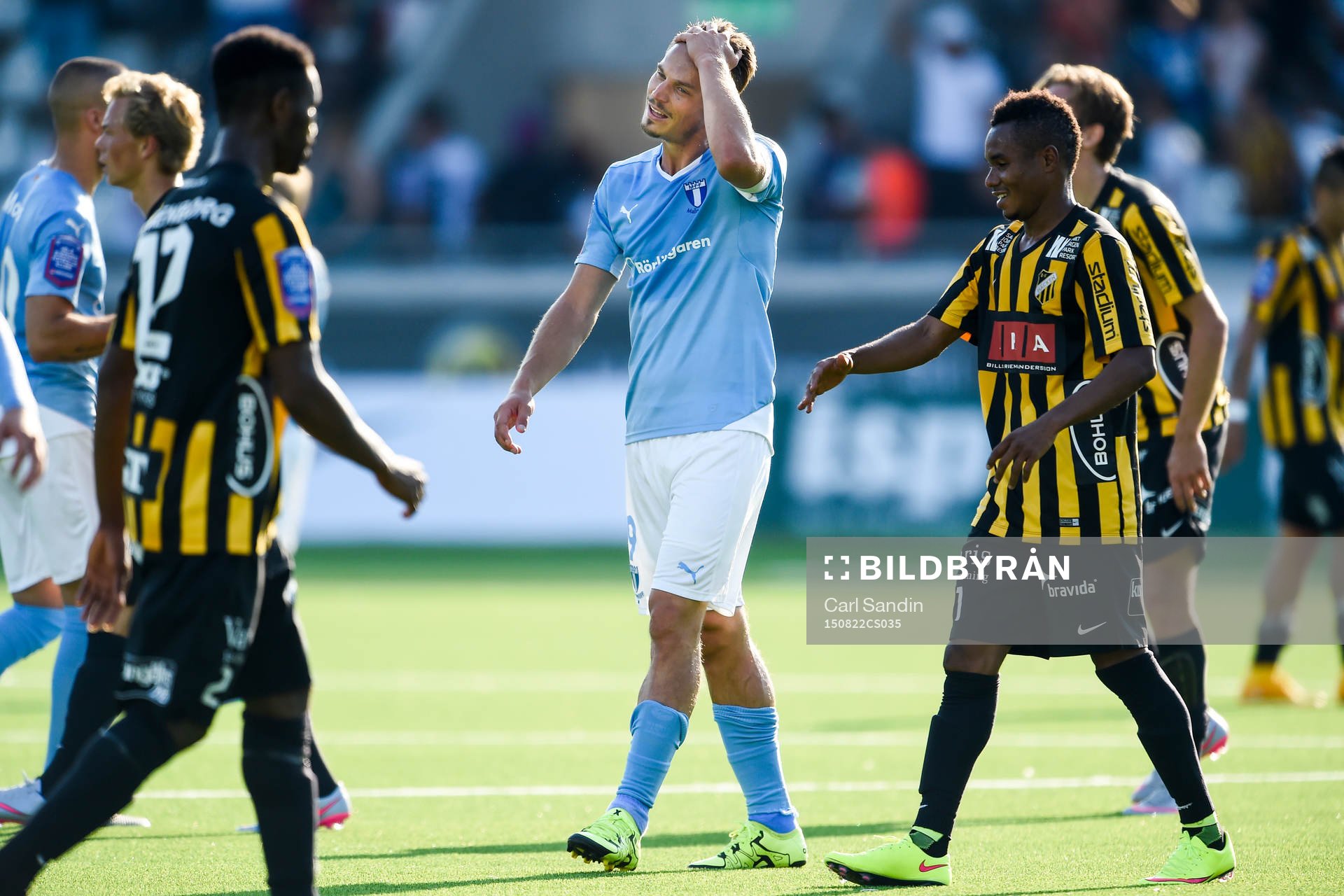 Malmö FFs Markus Rosenberg deppar