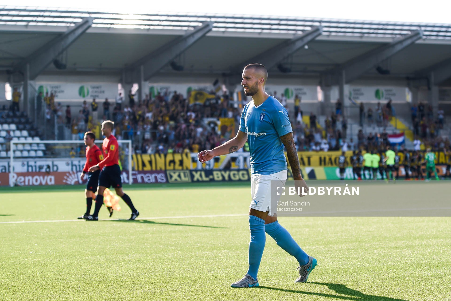 Malmö FFs Guillermo Molins deppar
