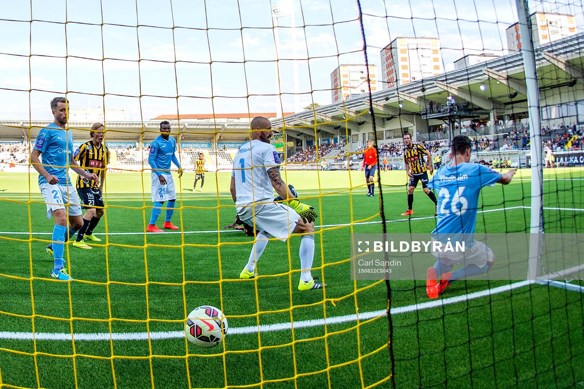 Häckens Martin Ericsson gör 1-0