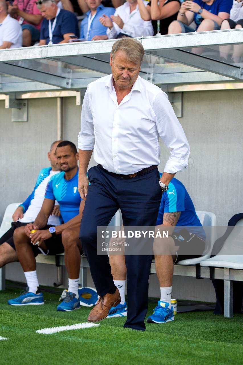 Malmö FFs tränare Åge Hareide deppar