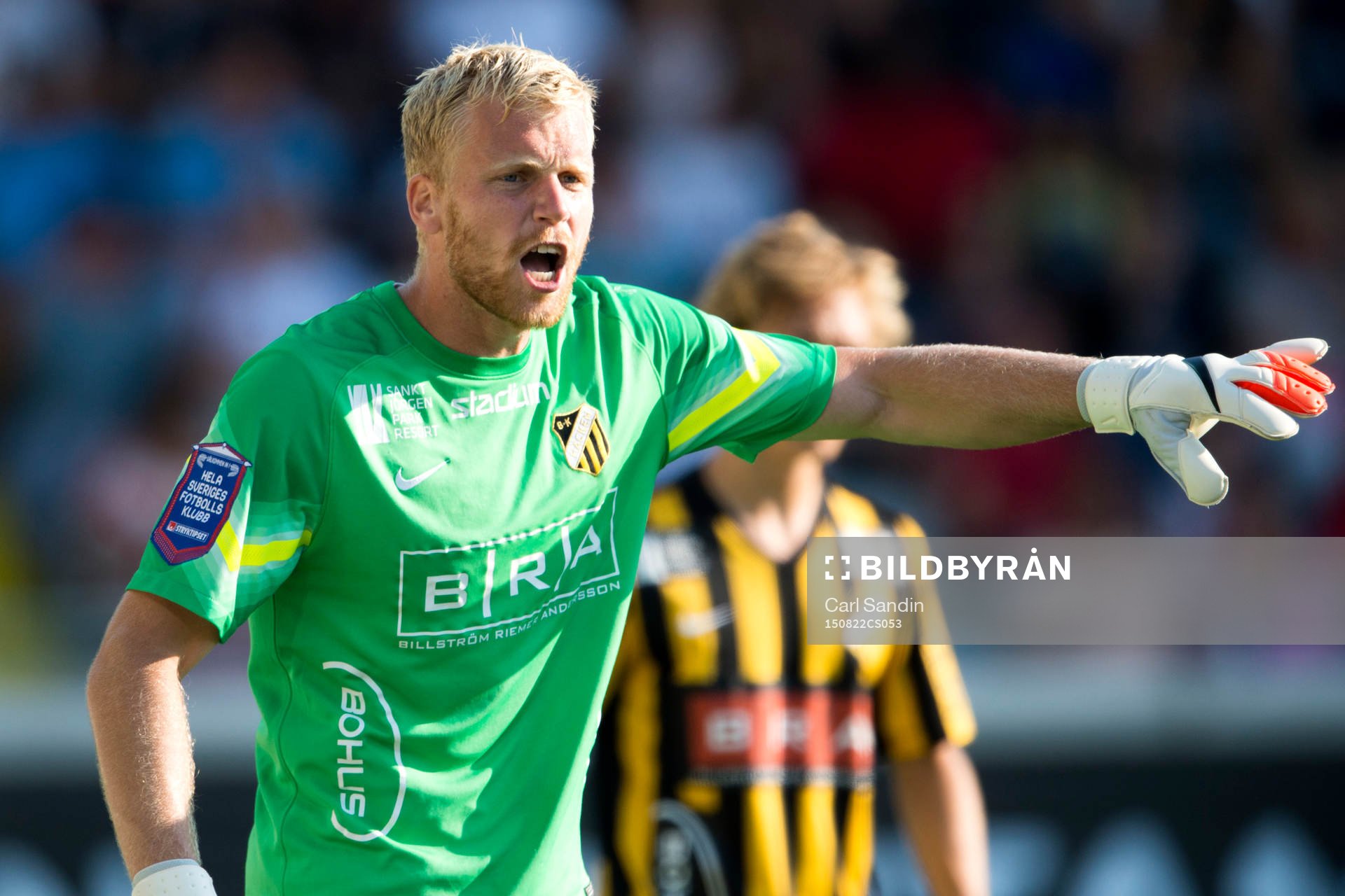Häckens målvakt Peter Abrahamsson