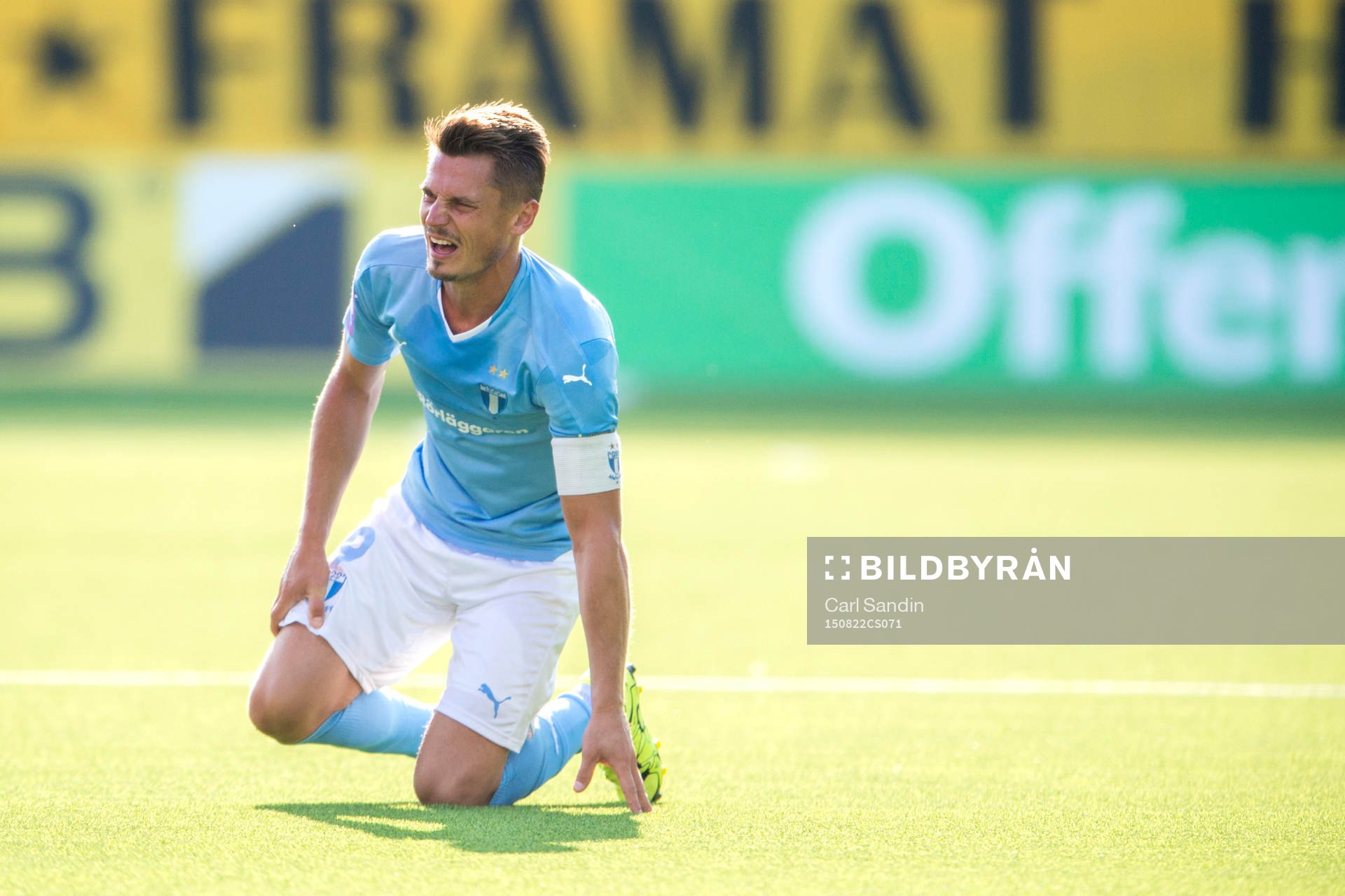 Malmö FFs Markus Rosenberg deppar