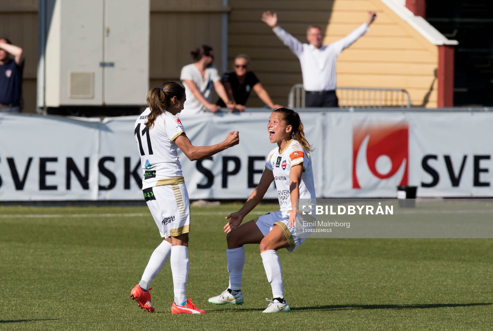 Rosengårds Marta Vieira da Silva gör 2-1 på frispark och