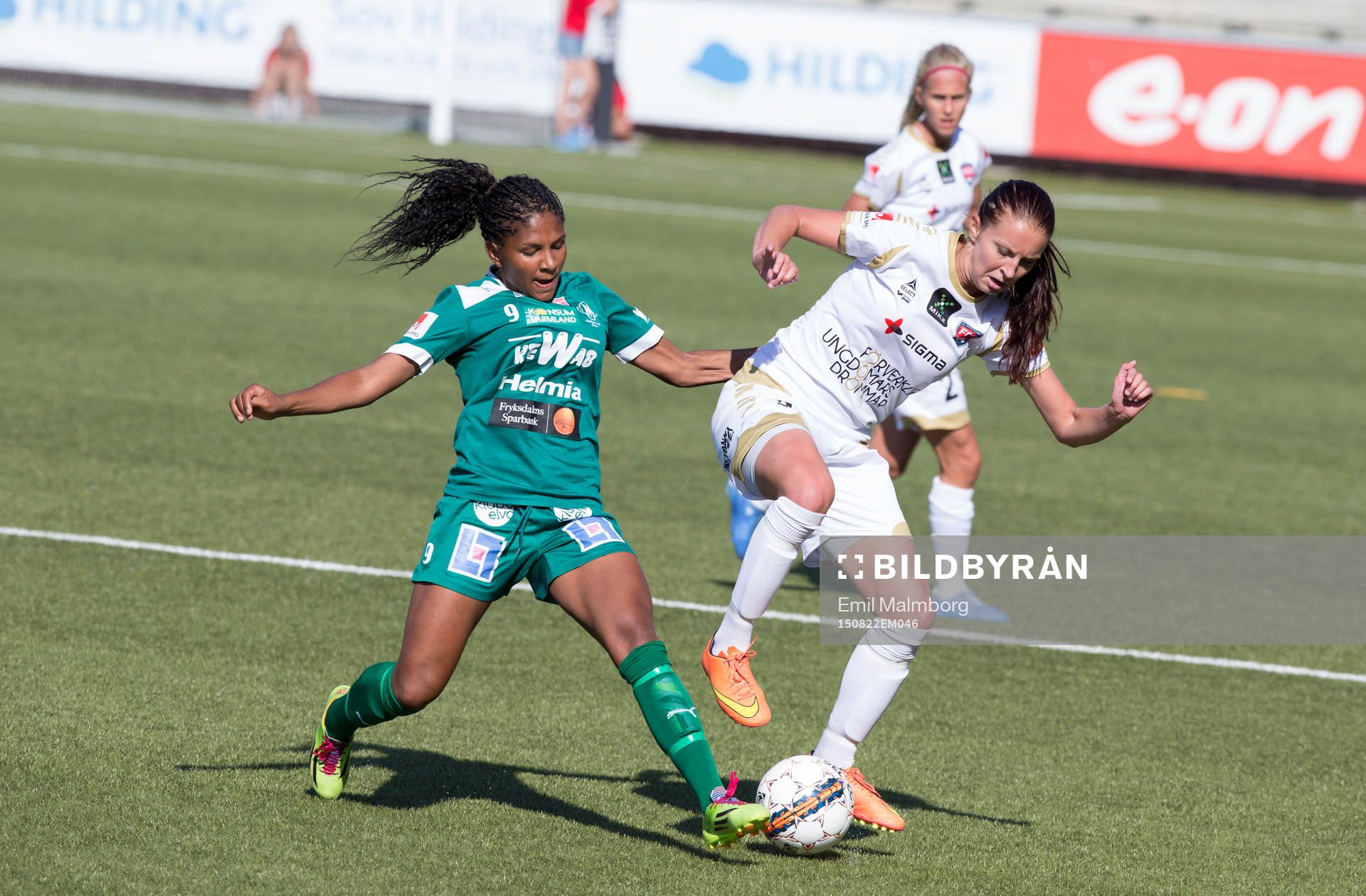 Rosengårds Malin Gunnarsson och Mallbackens Madelen Janogy