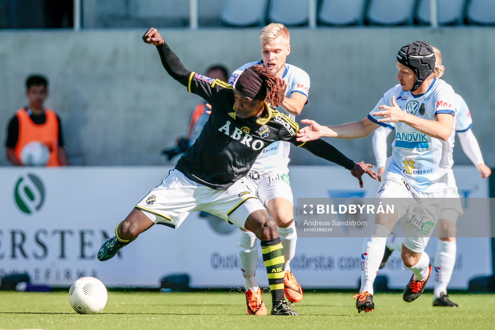 s Mohamed Bangura och Gefles Robin Nilsson