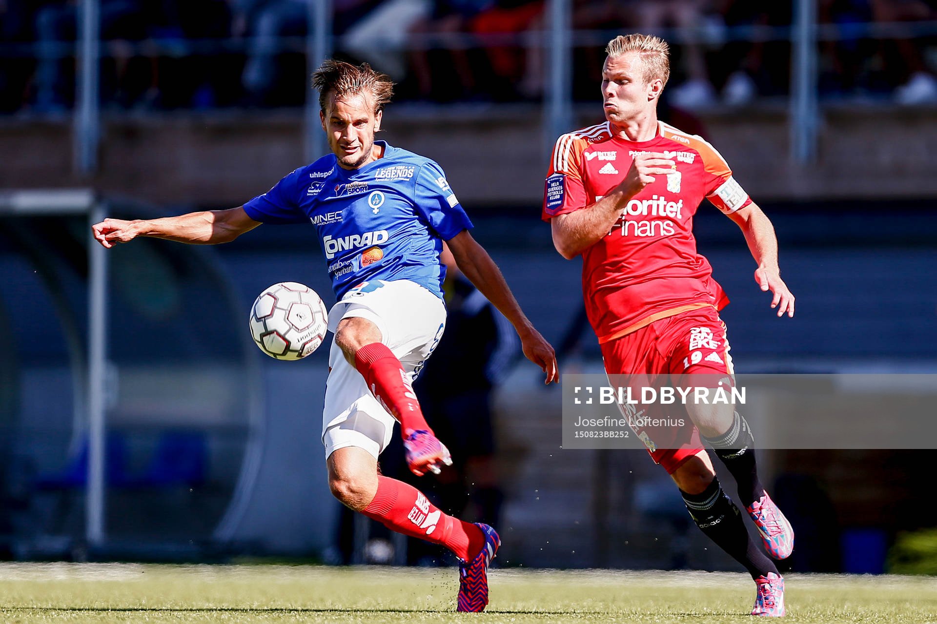 Åtvidabergs Månz Karlsson och IFK Göteborgs Gustav