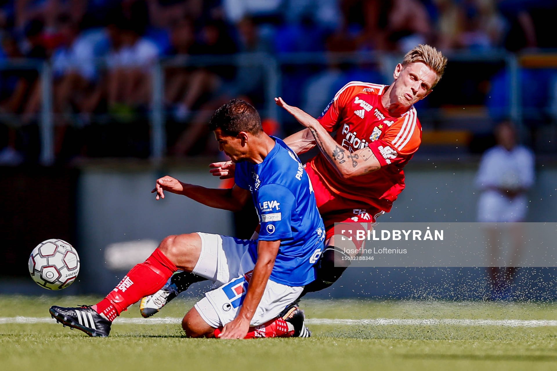 Åtvidabergs Mauricio Albornoz och IFK Göteborgs Sören