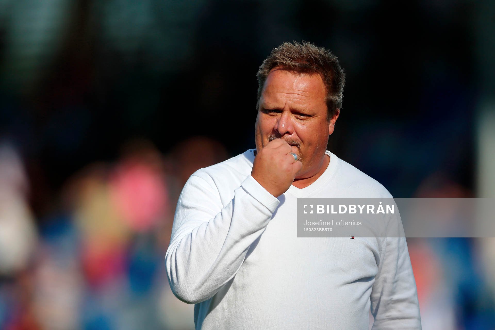 Åtvidabergs tränare Roar Hansen deppar