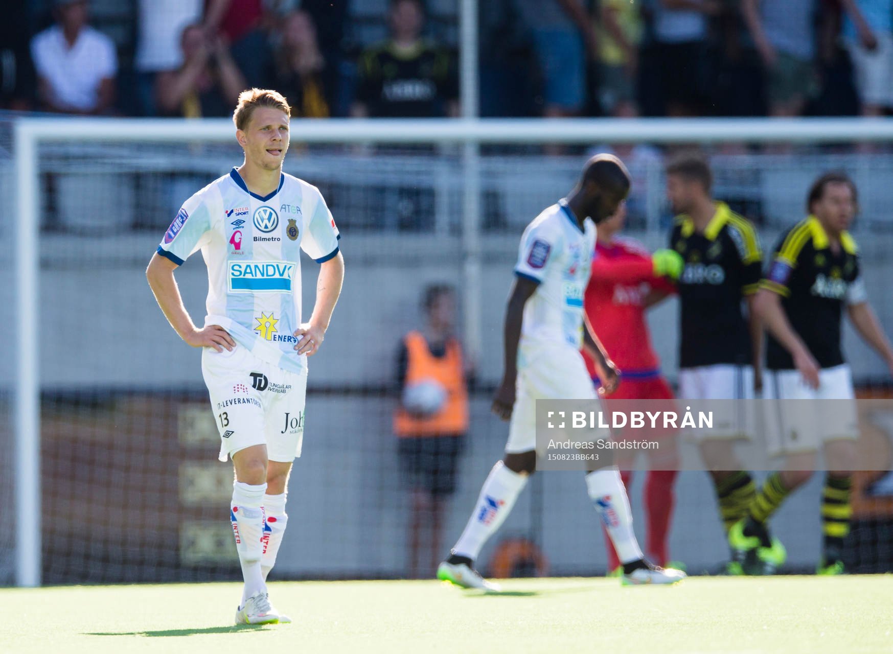 Gefles Johan Bertilsson ser deppig ut