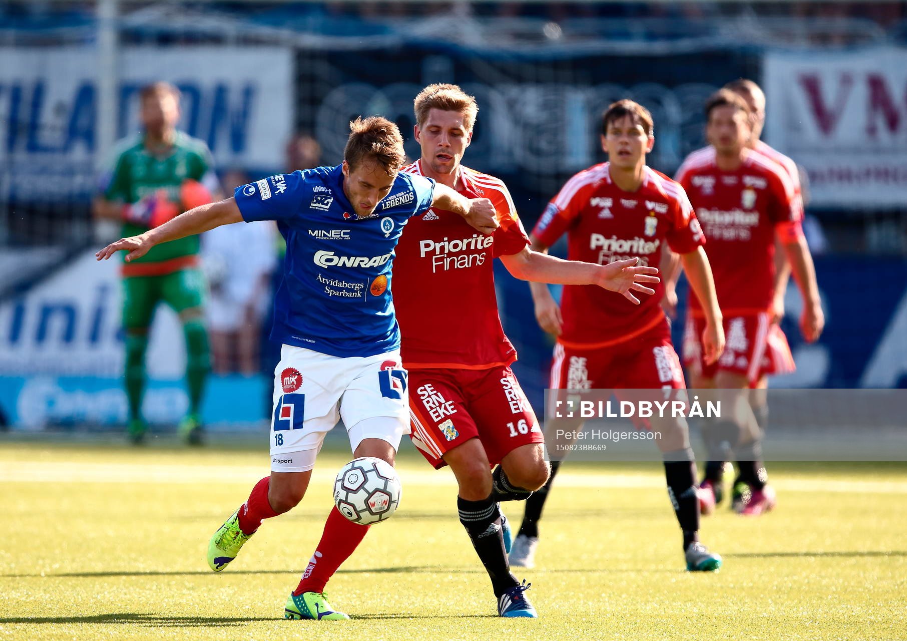 Åtvidabergs Tor Øyvind Hovda och IFK Göteborgs Mikael