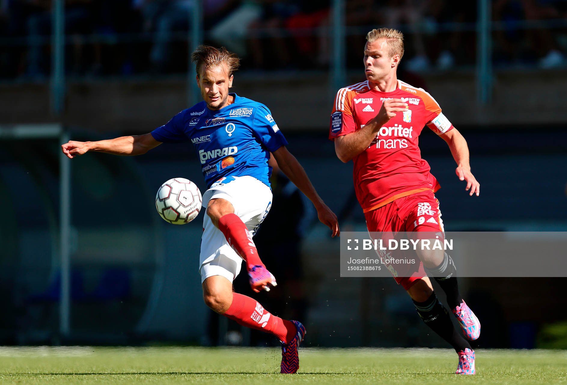 Åtvidabergs Månz Karlsson och IFK Göteborgs Gustav