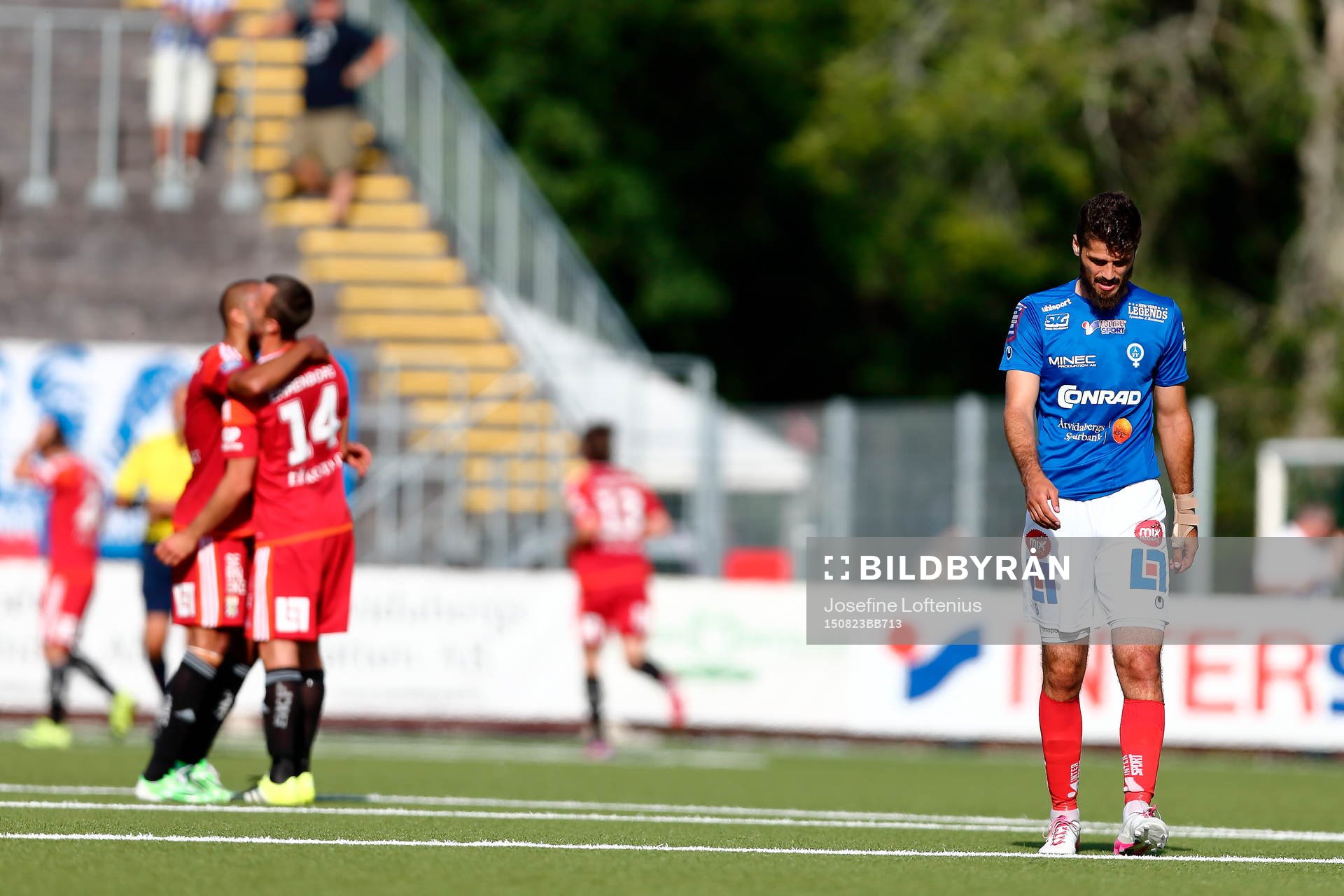 Åtvidabergs Ajsel Kujovic deppar medan IFK Göteborgs