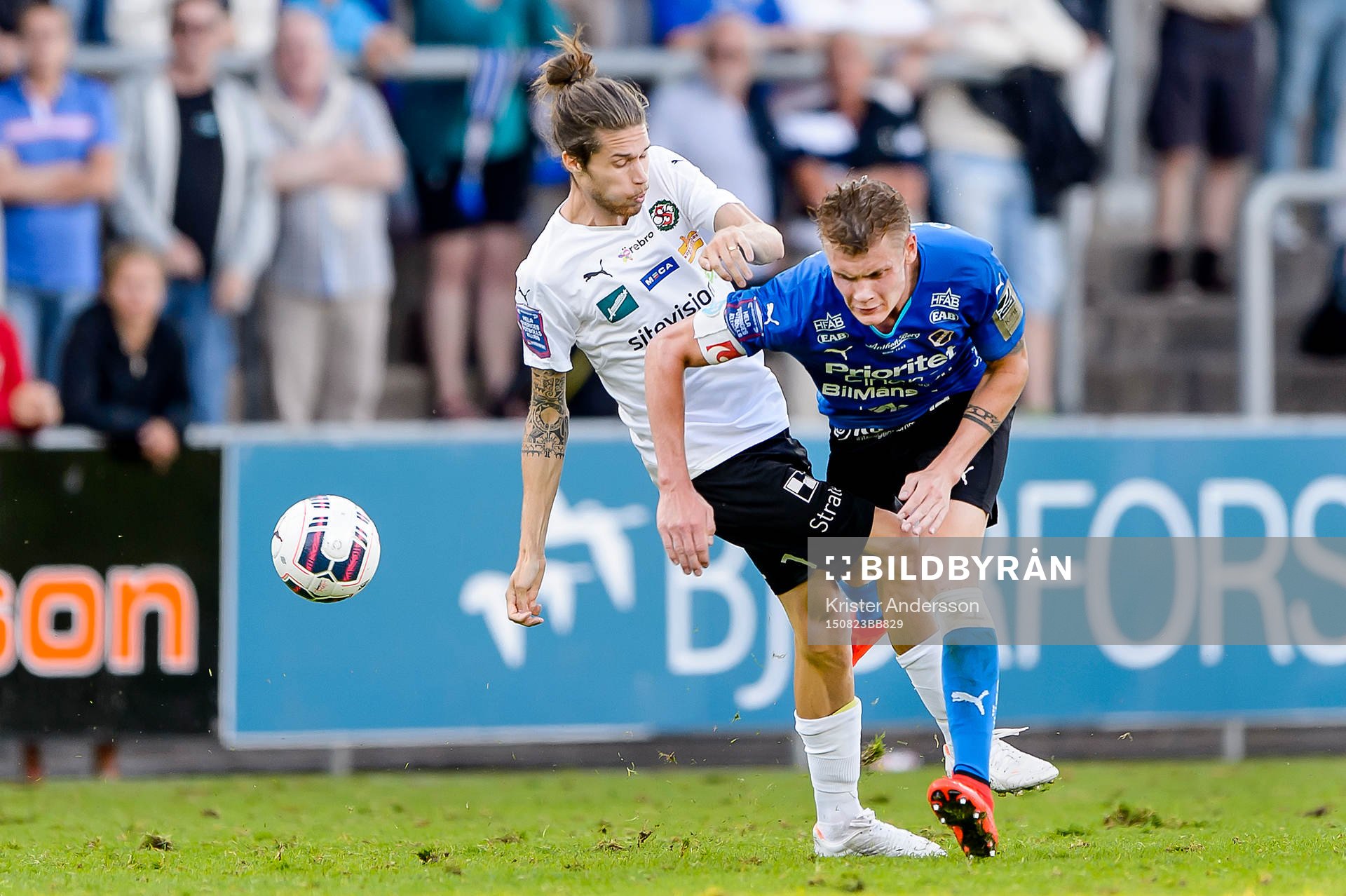 Örebros Daniel Nordmark och Halmstads Eric Smith
