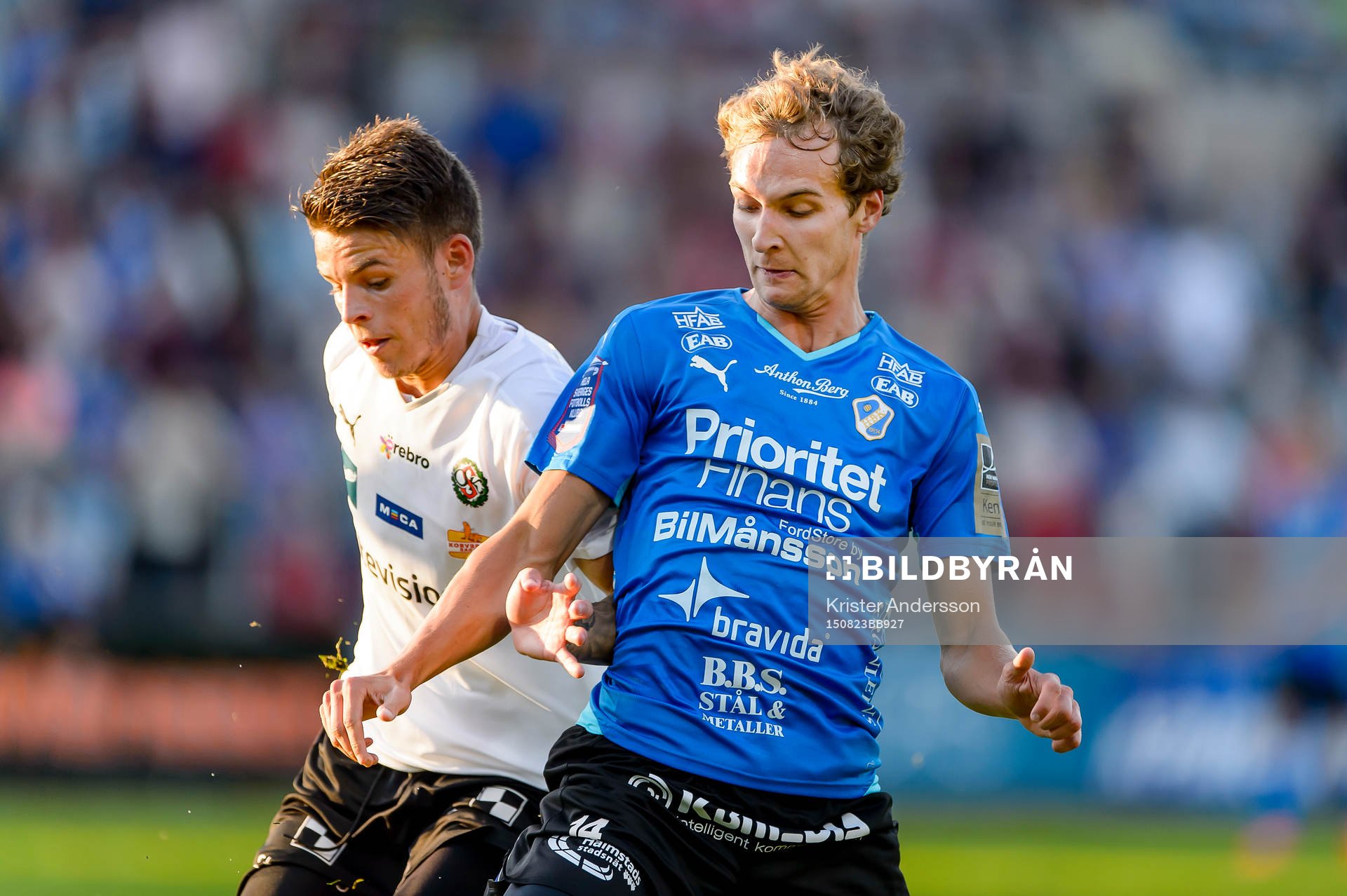 Örebros Eidur Aron Sigurbjörnsson och Halmstads Alexander
