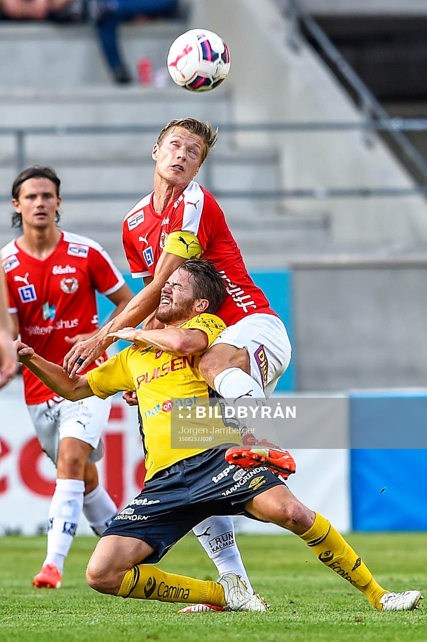 Kalmars Viktor Elm och Elfsborgs Marcus Rohdén