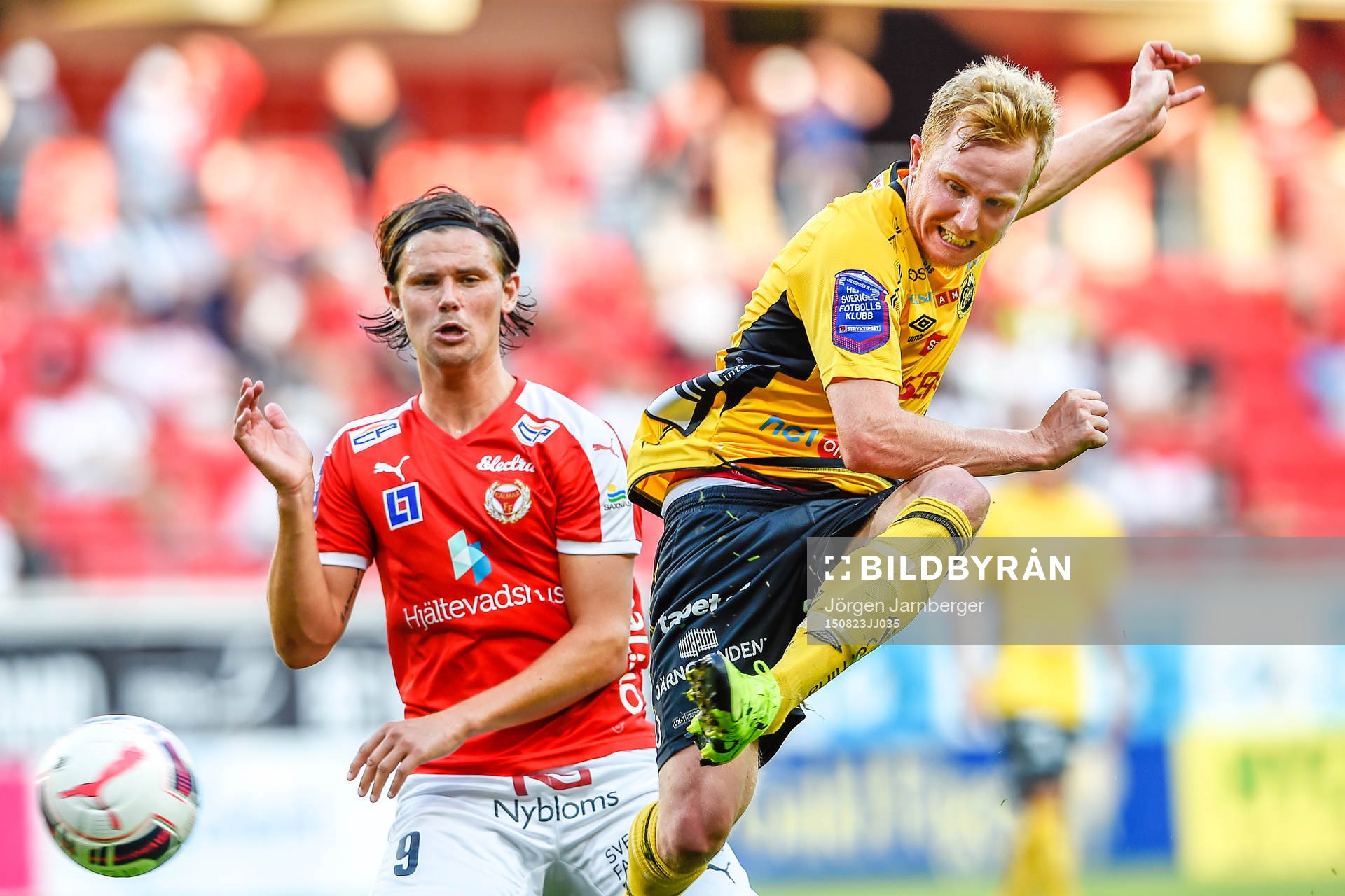 Kalmars Marcus Antonsson och Elfsborgs Simon Lundevall