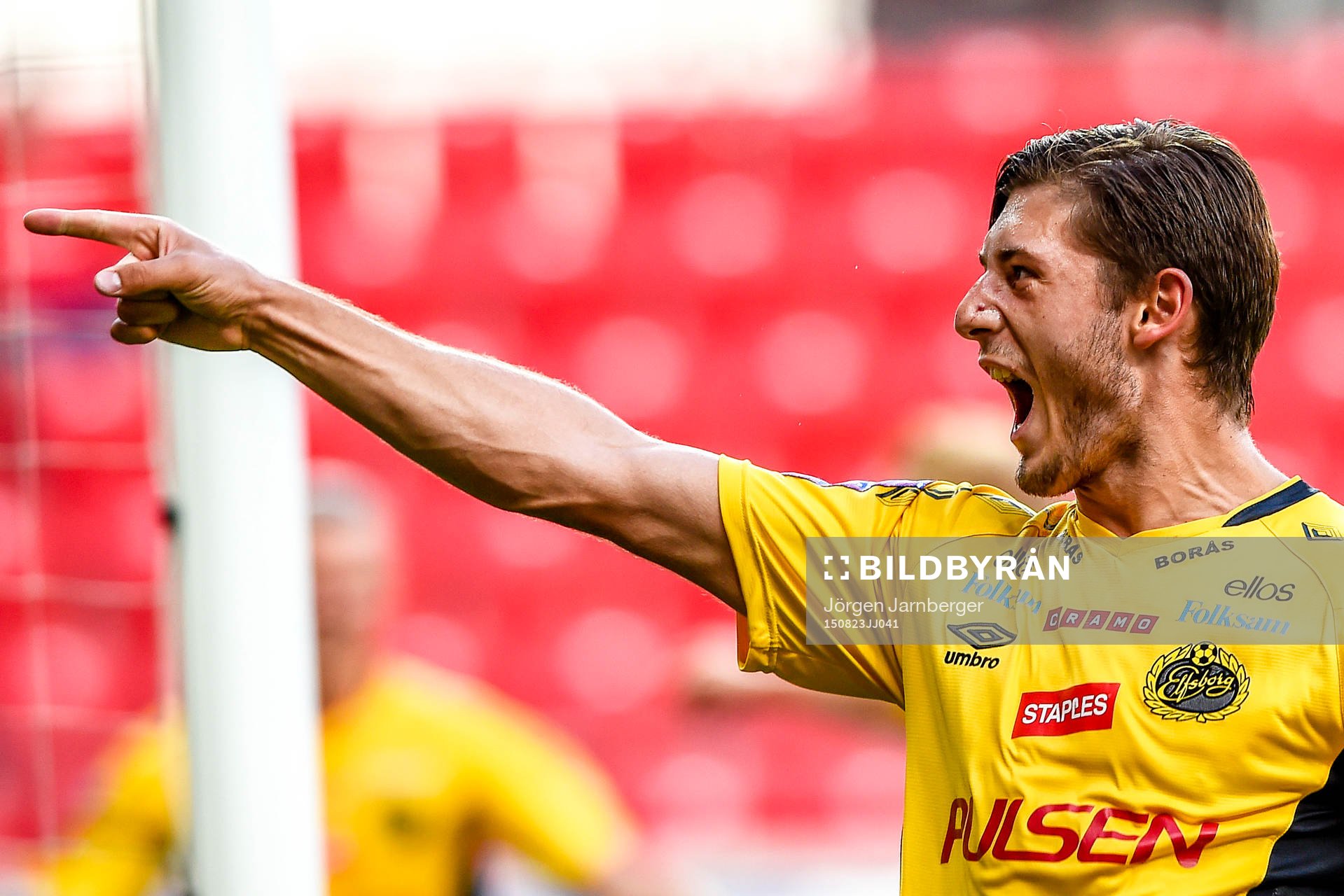 Elfsborgs Arber Zeneli jublar