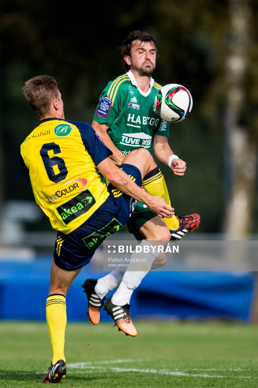 Ängelholms Marcus Bergholtz och Ljungskiles Aleksandar