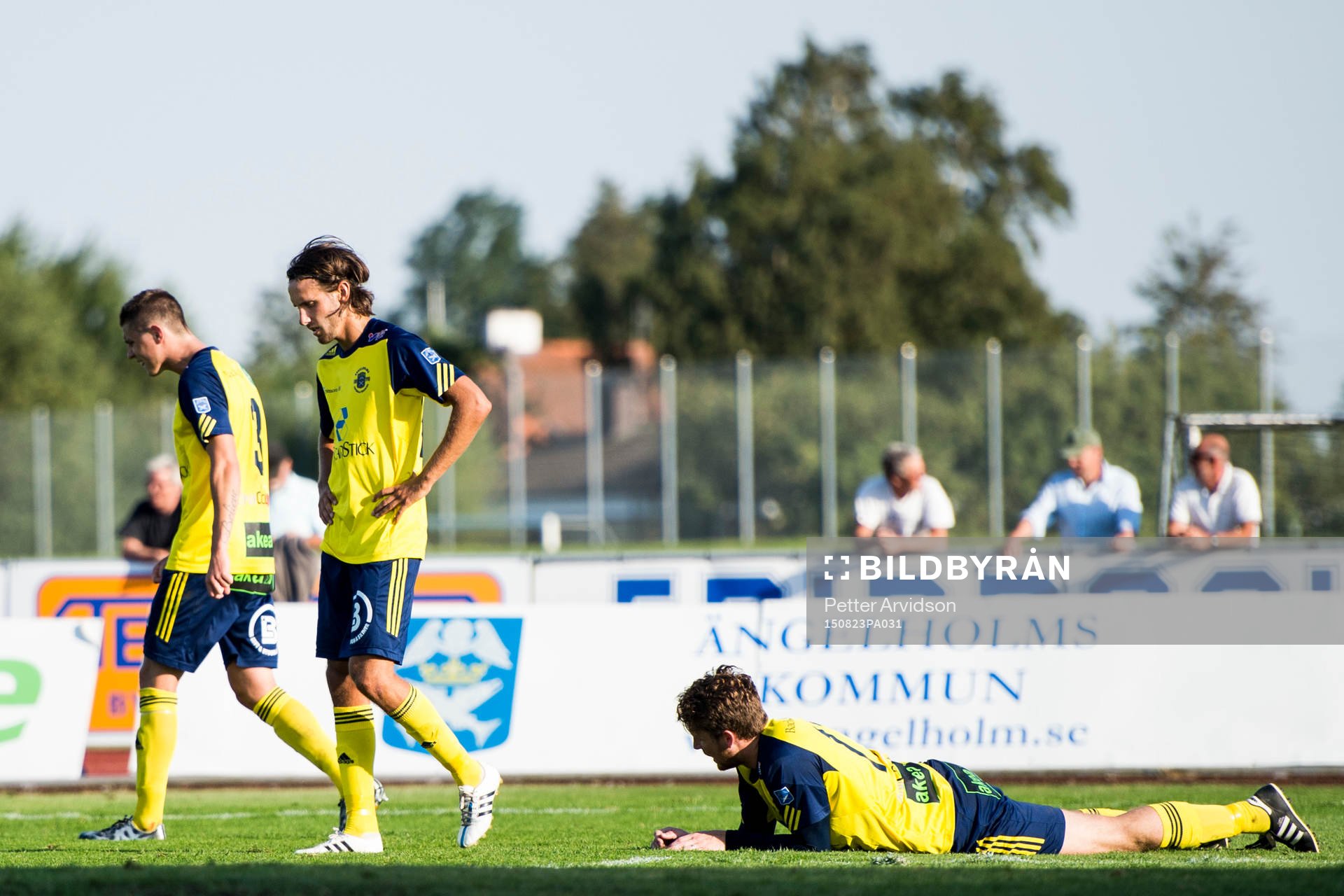 Ängelholms Fredrik Lundgren, Vlado Zlojutro och Björn