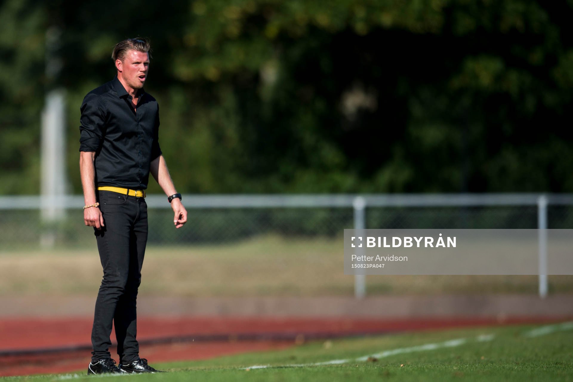 Ängelholms tränare Christian Järdler