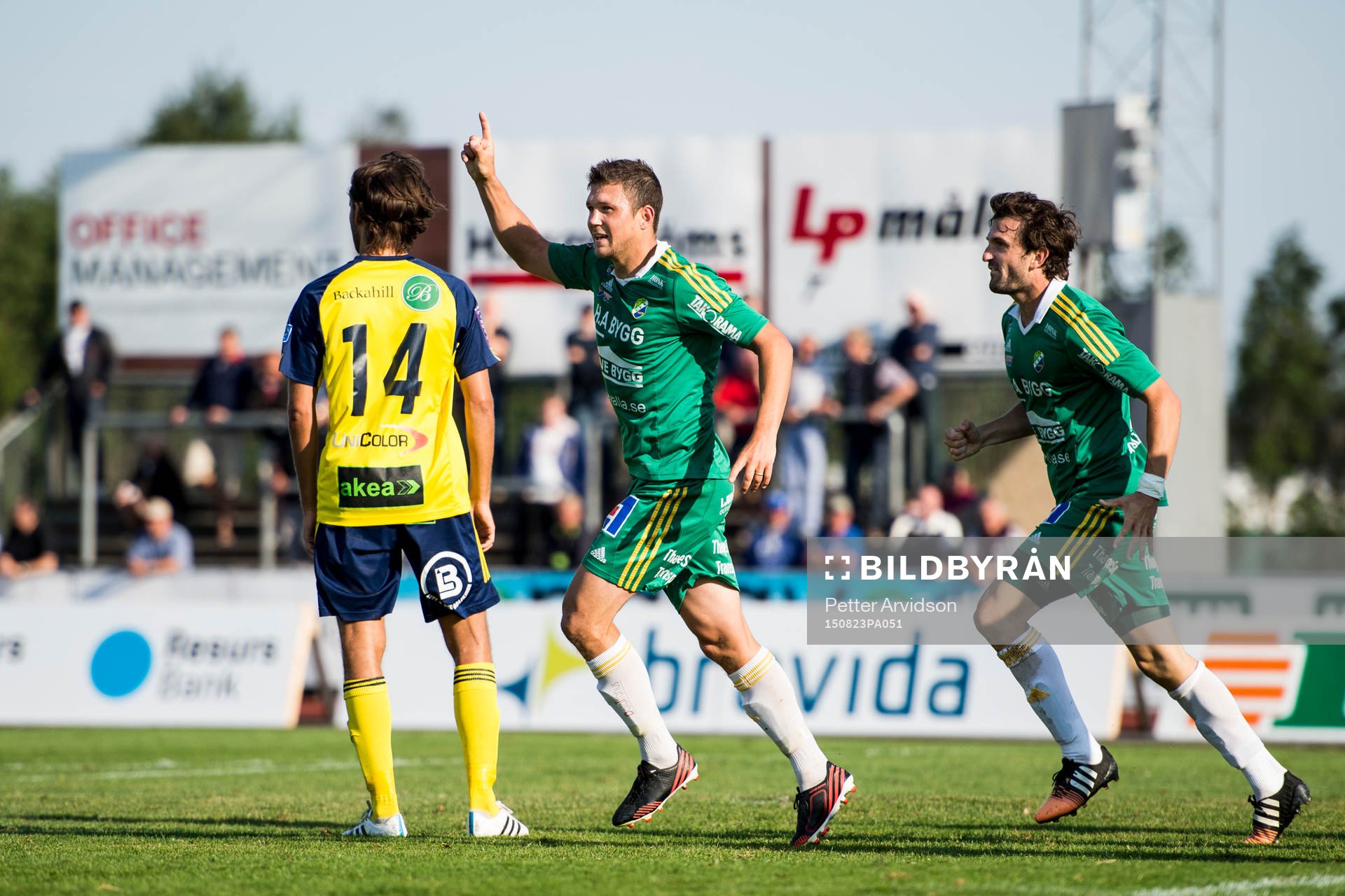 Ljungskiles Hannes Stiller jublar