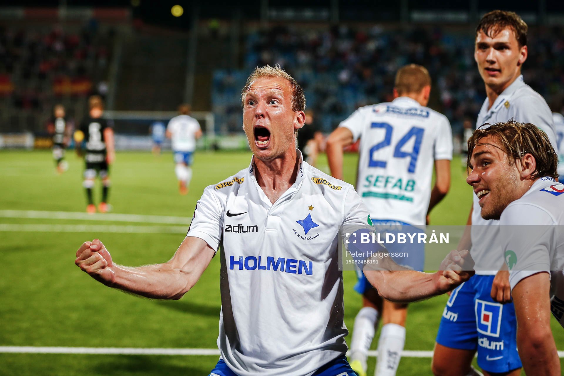 Norrköpings Andreas Johansson jublar